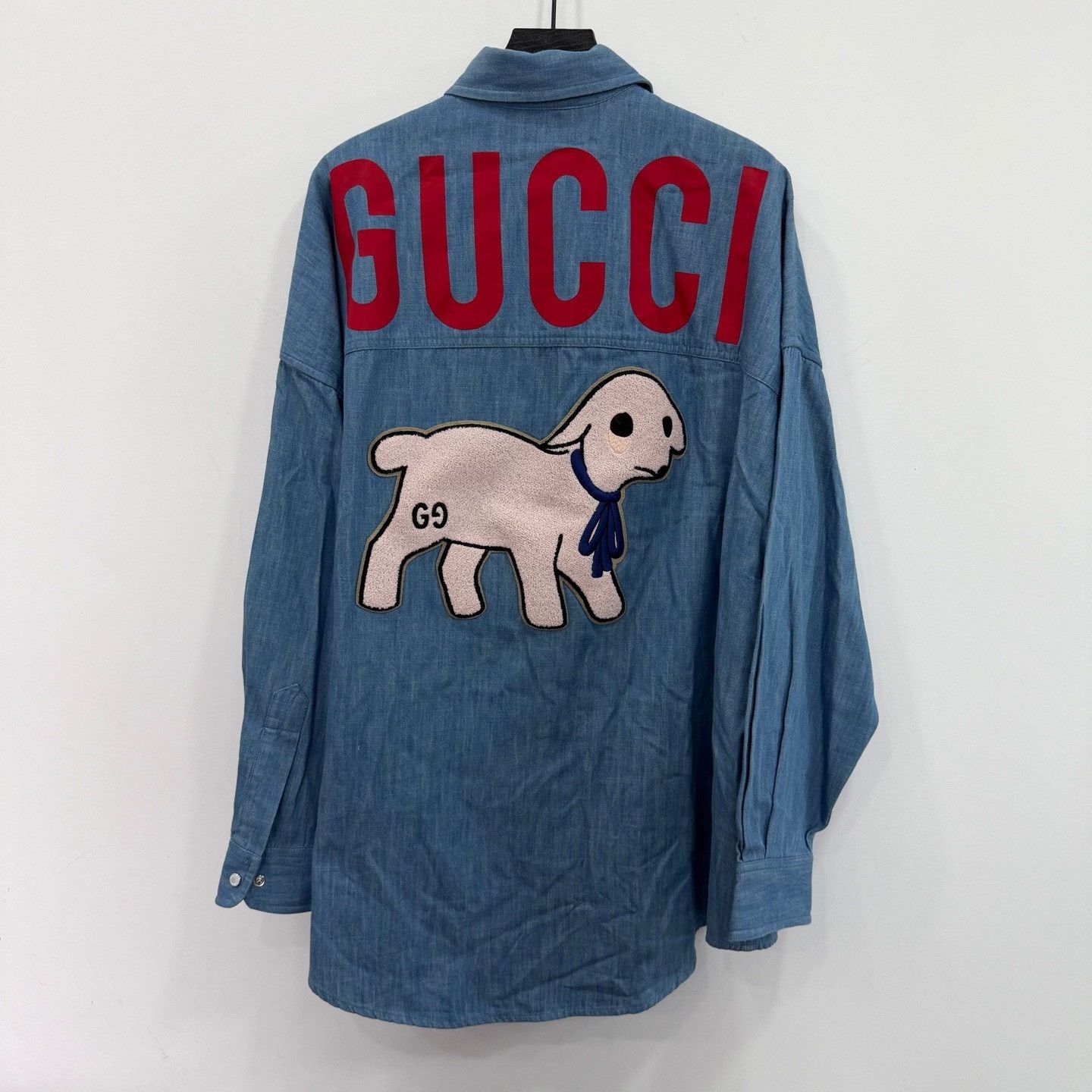 Gucci Gucci Denim Blue Button Up M Women Size M / US 6-8 / IT 42-44 - 2 Thumbnail