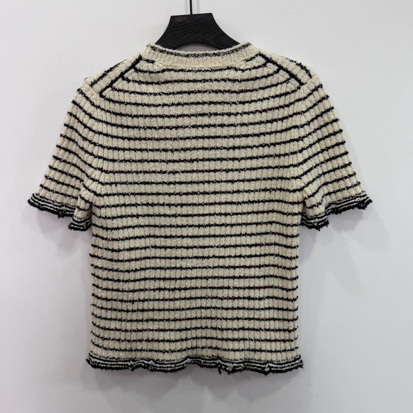 Dior Dior Knit Striped Black Sweater M Women Size M / US 6-8 / IT 42-44 - 2 Thumbnail