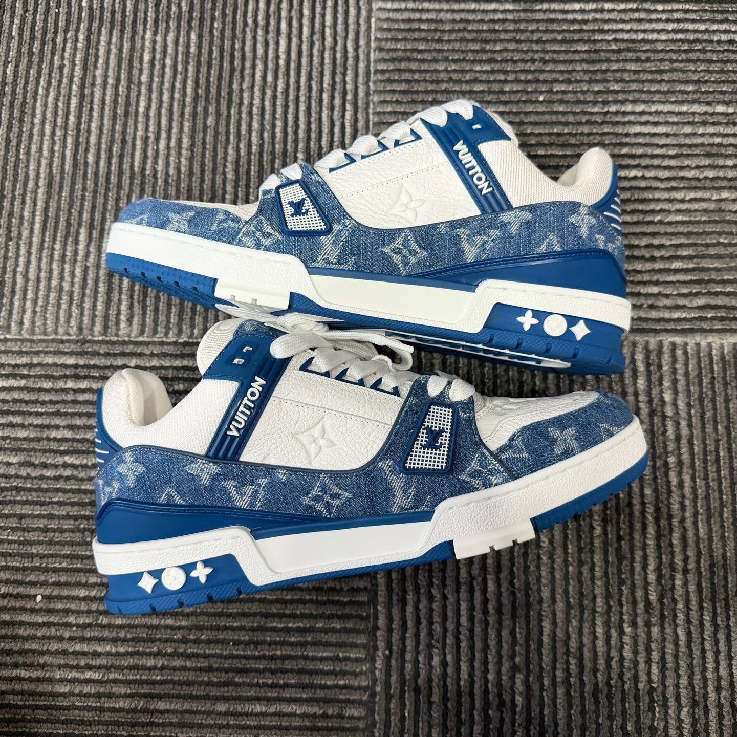 Louis Vuitton Louis Vuitton Training Denim Blue Lowtop Sneakers 7.5 Men Size US 7.5 / EU 40-41 - 2 Thumbnail