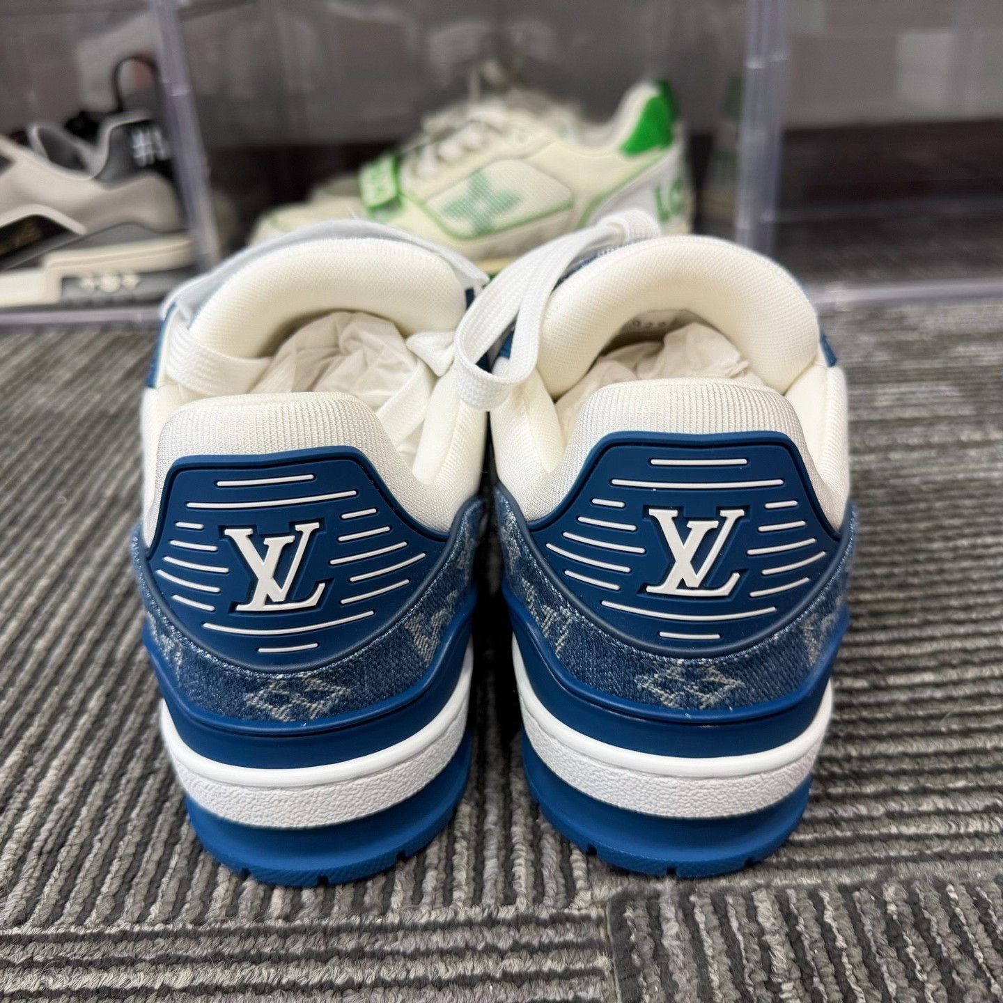 Louis Vuitton Louis Vuitton Training Denim Blue Lowtop Sneakers 7.5 Men Size US 7.5 / EU 40-41 - 5 Thumbnail