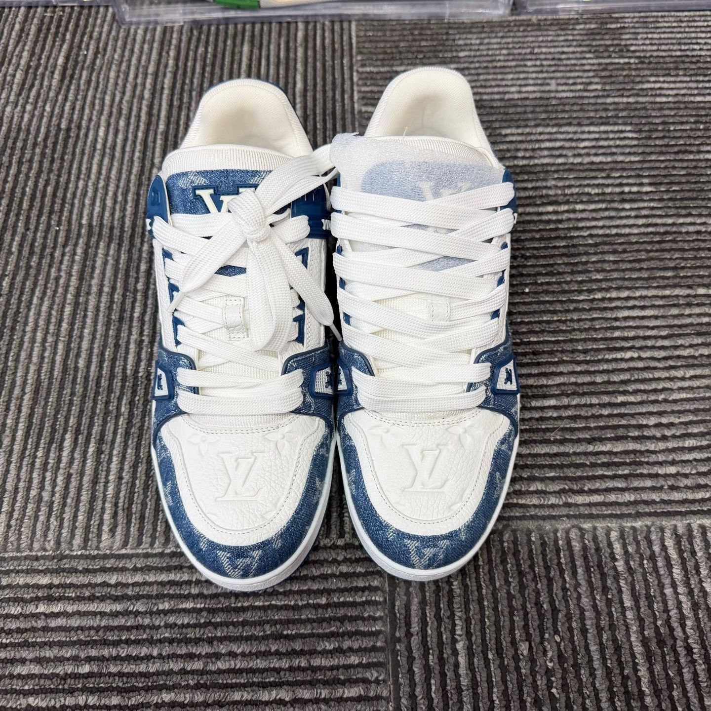 Louis Vuitton Louis Vuitton Training Denim Blue Lowtop Sneakers 7.5 Men Size US 7.5 / EU 40-41 - 4 Thumbnail