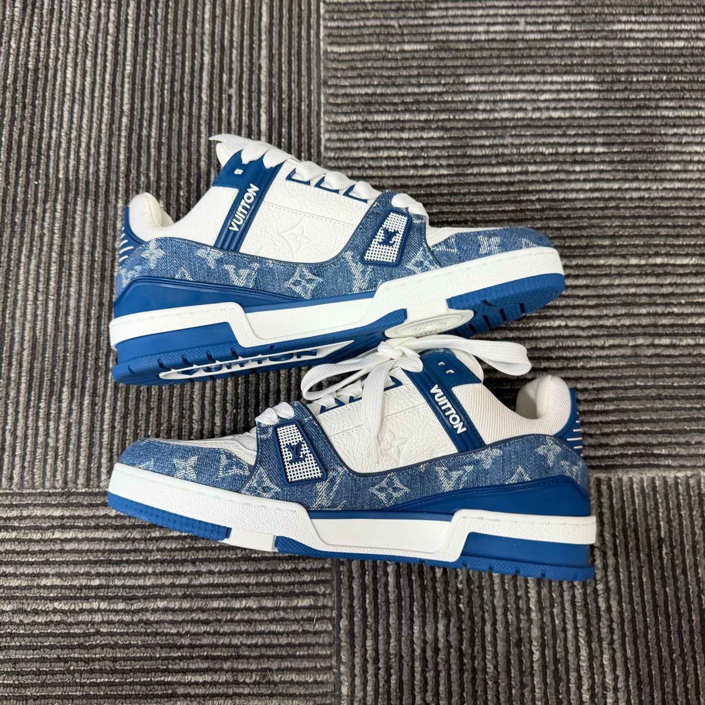 Louis Vuitton Louis Vuitton Training Denim Blue Lowtop Sneakers 7.5 Men Size US 7.5 / EU 40-41 - 3 Thumbnail