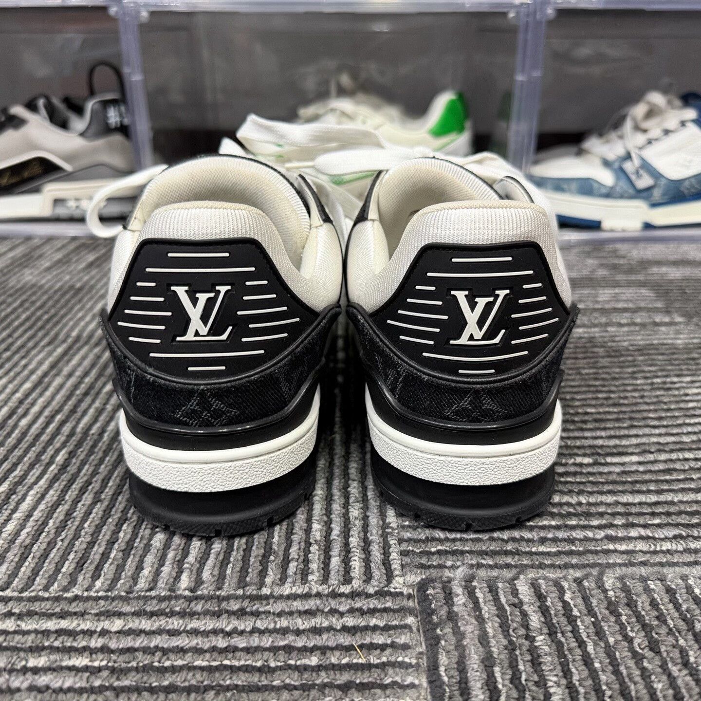 Louis Vuitton Louis Vuitton Training Denim Black Lowtop Sneakers 8 Men Size US 8 / EU 41 - 5 Thumbnail