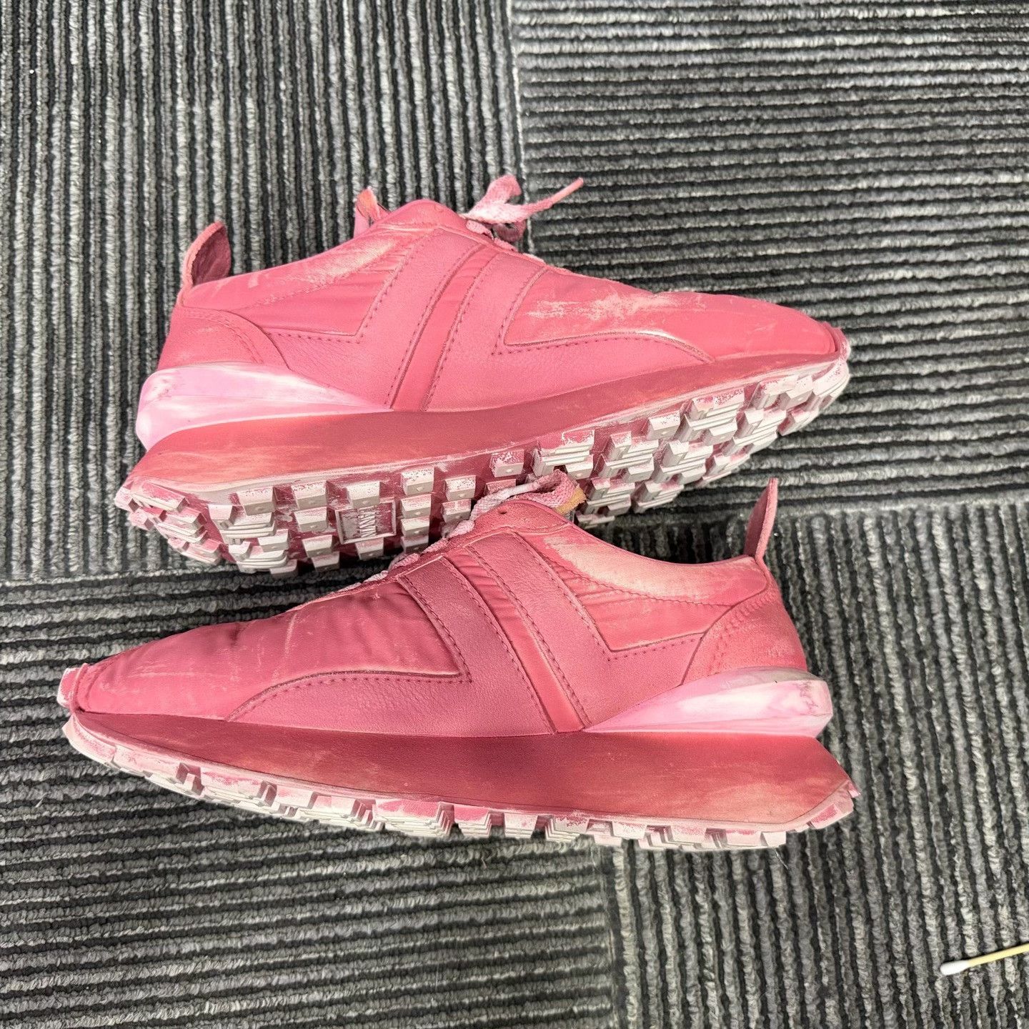 Lanvin Lanvin Retro Red Lowtop Sneakers us_6-5 Women Size US 6.5 / IT 36.5 - 3 Thumbnail