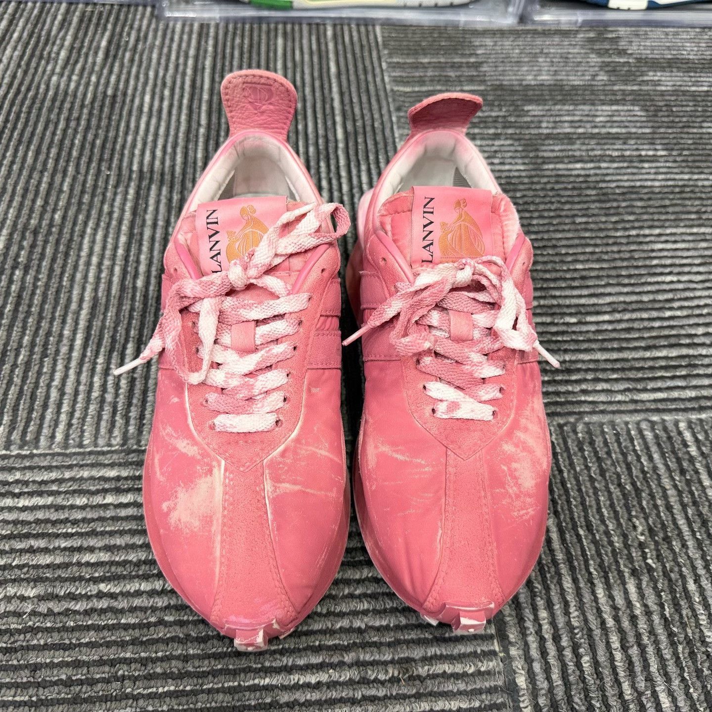 Lanvin Lanvin Retro Red Lowtop Sneakers us_6-5 Women Size US 6.5 / IT 36.5 - 4 Thumbnail
