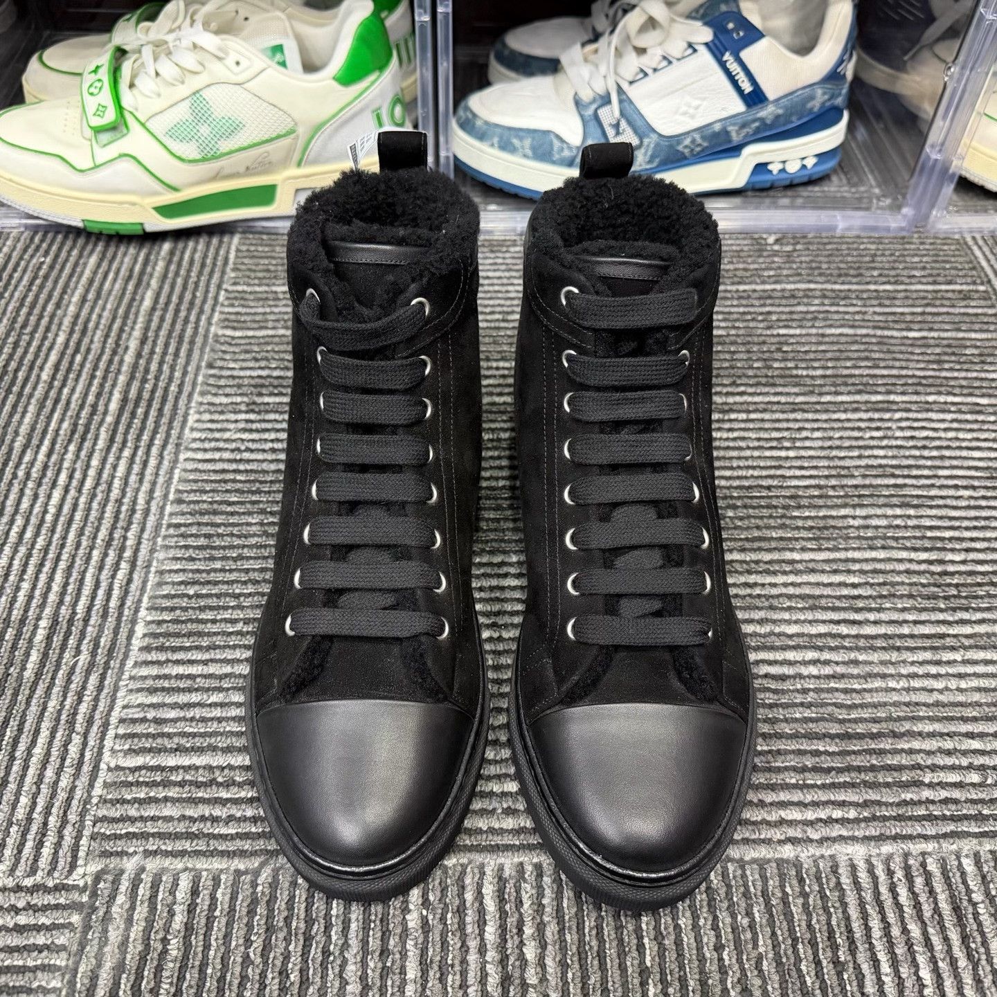 Hermes Hermes Thermal Black Hitop Sneakers 9 Men Size US 9 / EU 42 - 4 Thumbnail