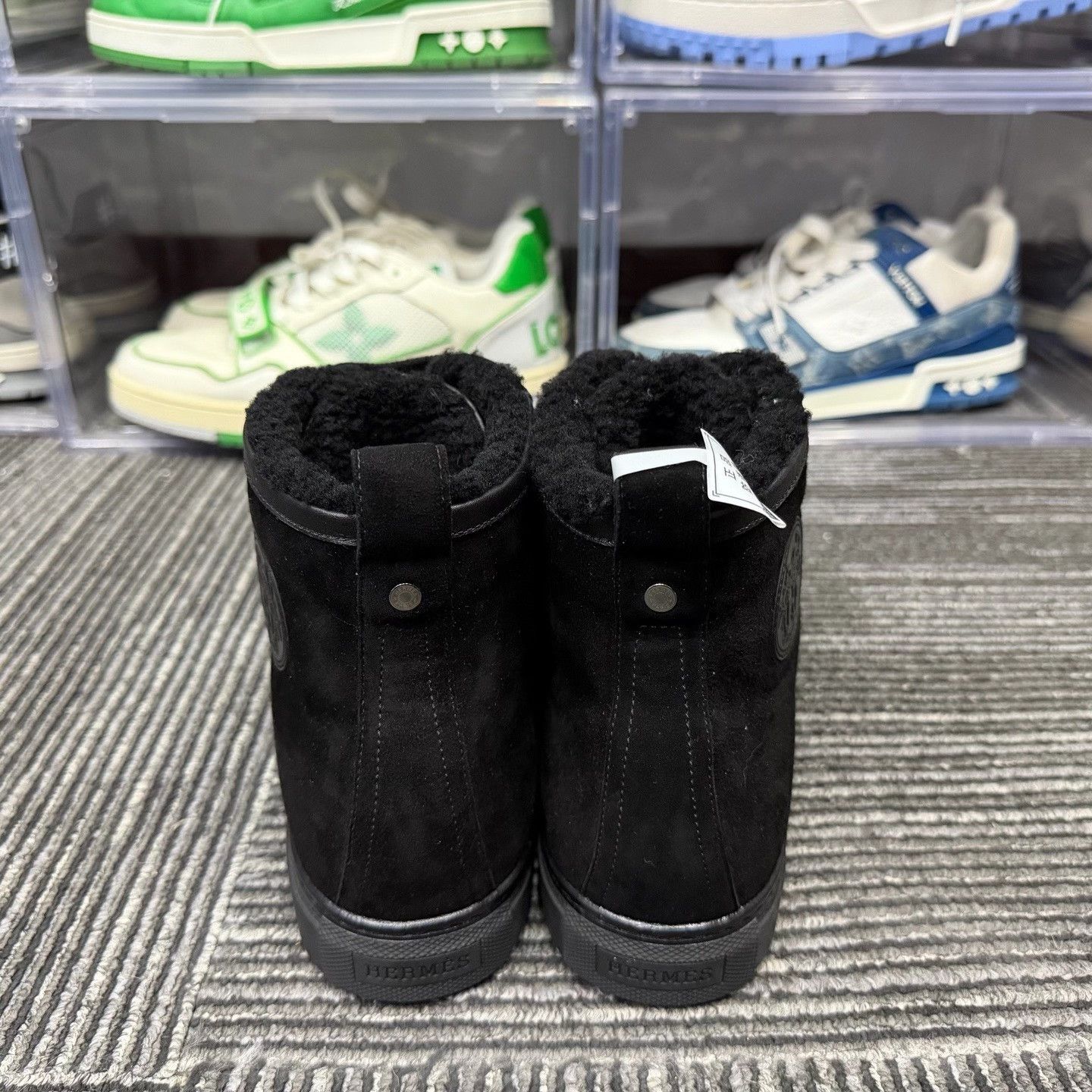Hermes Hermes Thermal Black Hitop Sneakers 9 Men Size US 9 / EU 42 - 5 Thumbnail