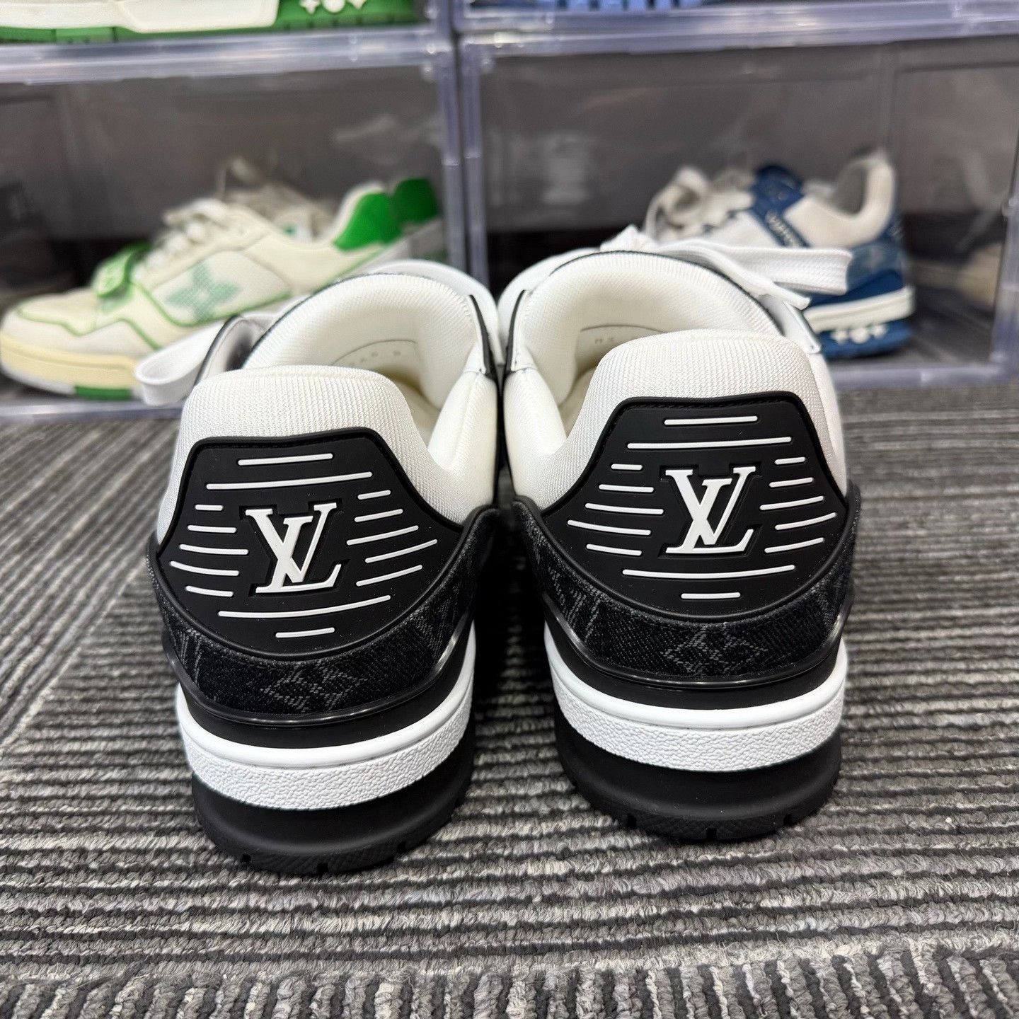 Louis Vuitton Louis Vuitton Training Denim Black Lowtop Sneakers 9 Men Size US 9 / EU 42 - 5 Thumbnail
