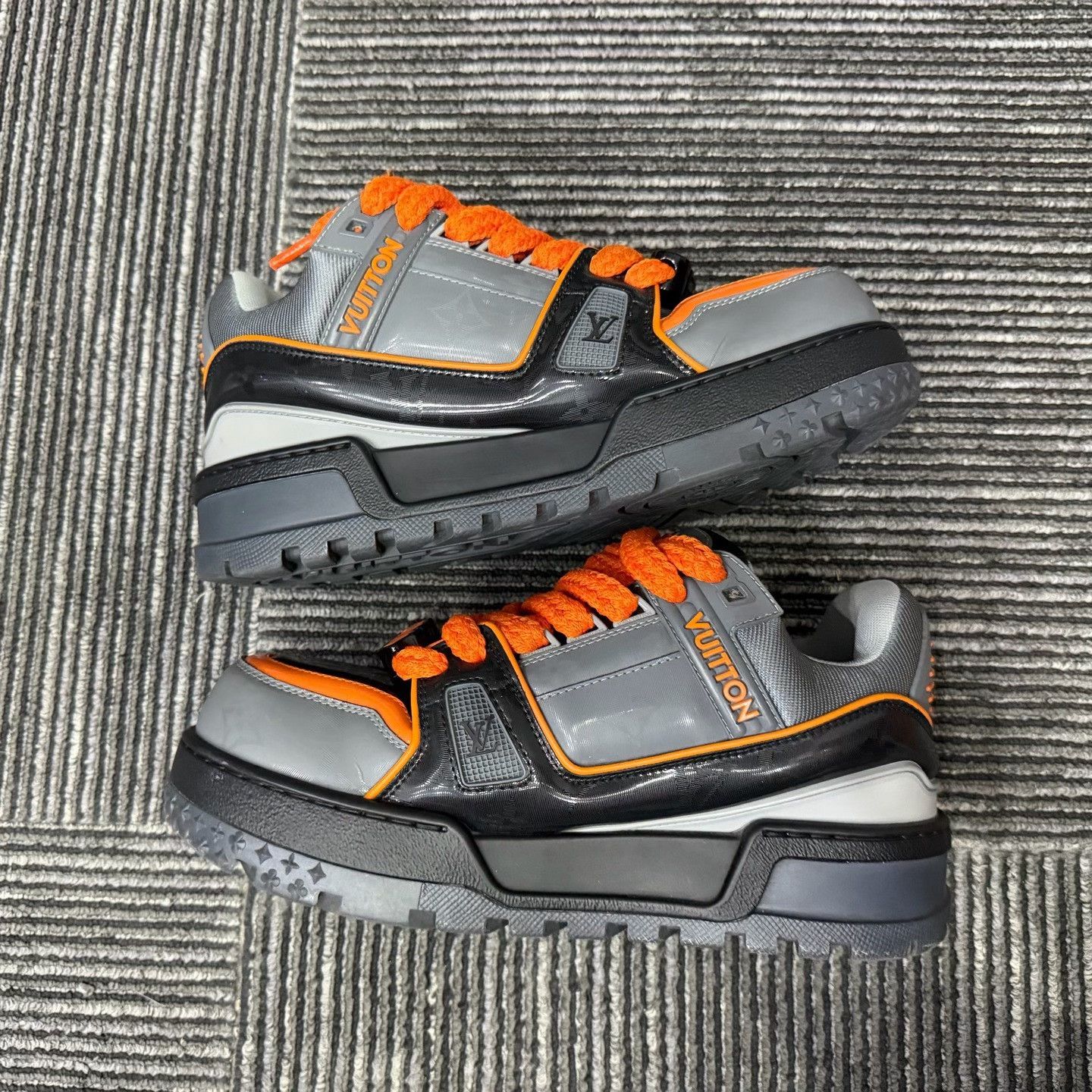 Louis Vuitton Louis Vuitton Training Orange Lowtop Sneakers 7 Men Size US 7 / EU 40 - 3 Thumbnail