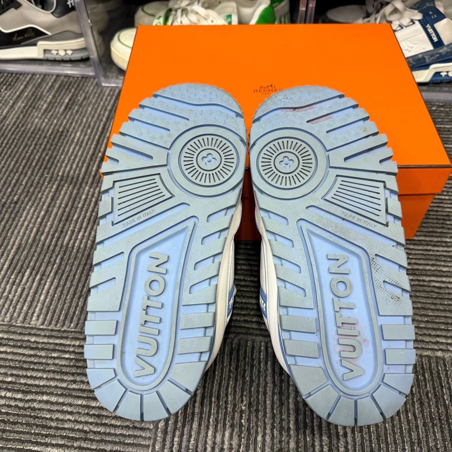 Louis Vuitton Louis Vuitton Training Blue Lowtop Sneakers 7.5 Men Size US 7.5 / EU 40-41 - 6 Thumbnail