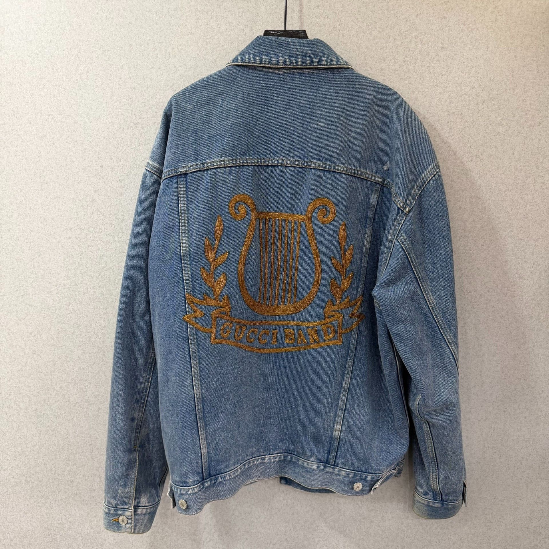 Gucci Gucci Denim Embroidered Blue Jacket XS Women Size XS / US 0-2 / IT 36-38 - 2 Thumbnail