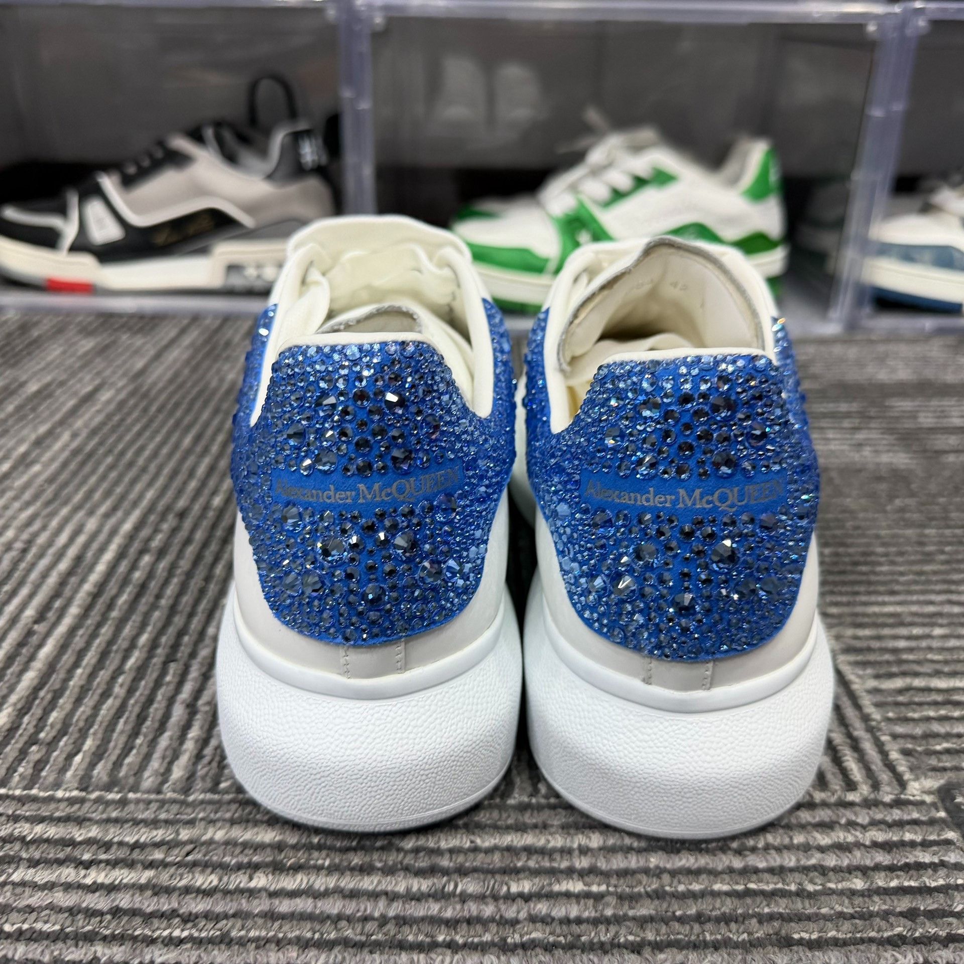 Alexander McQueen Blue Lowtop Sneakers 9 Men Size US 9 / EU 42 - 5 Thumbnail