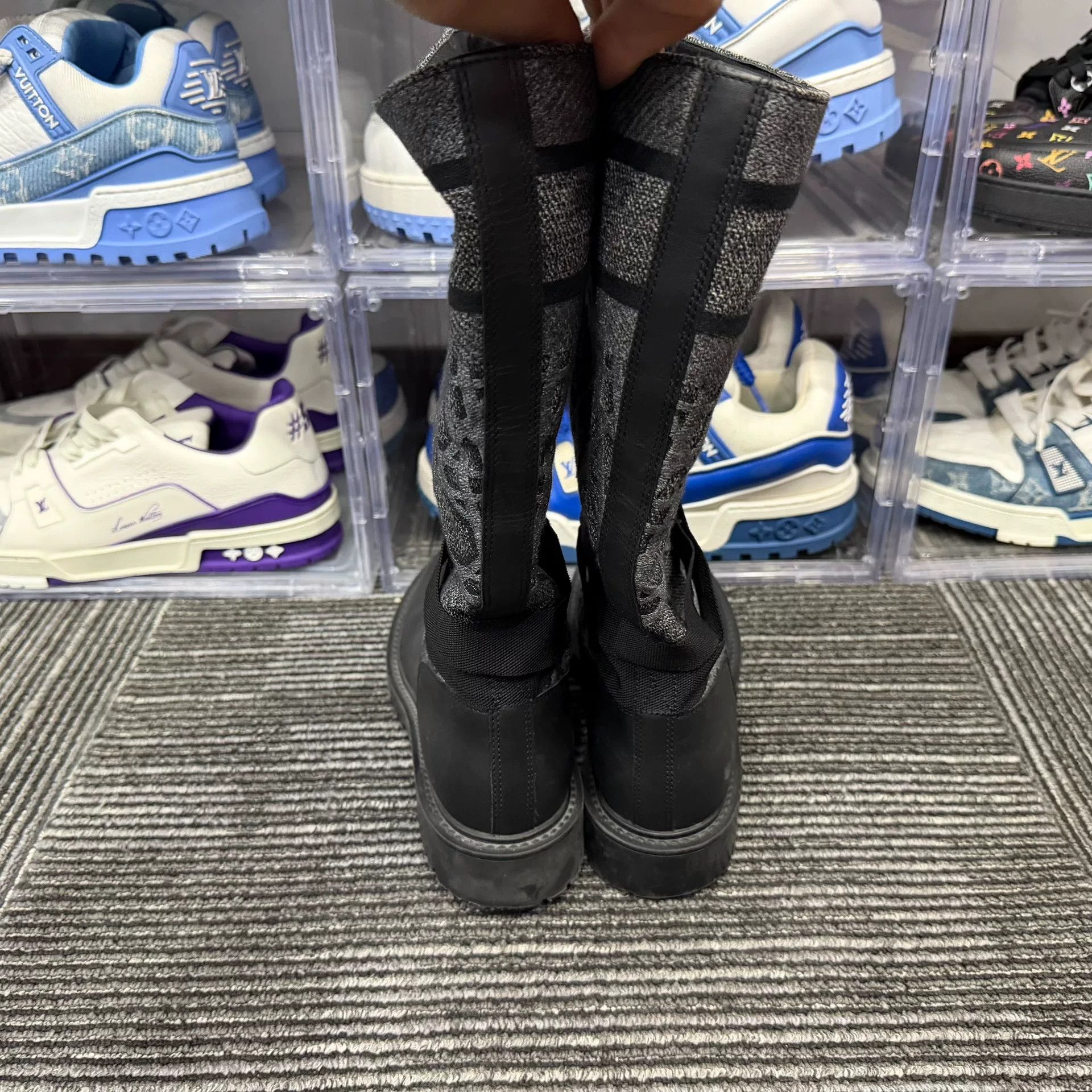 Dior Dior Plaid Black Boots us_7-5 Women Size US 7.5 / IT 37.5 - 3 Thumbnail