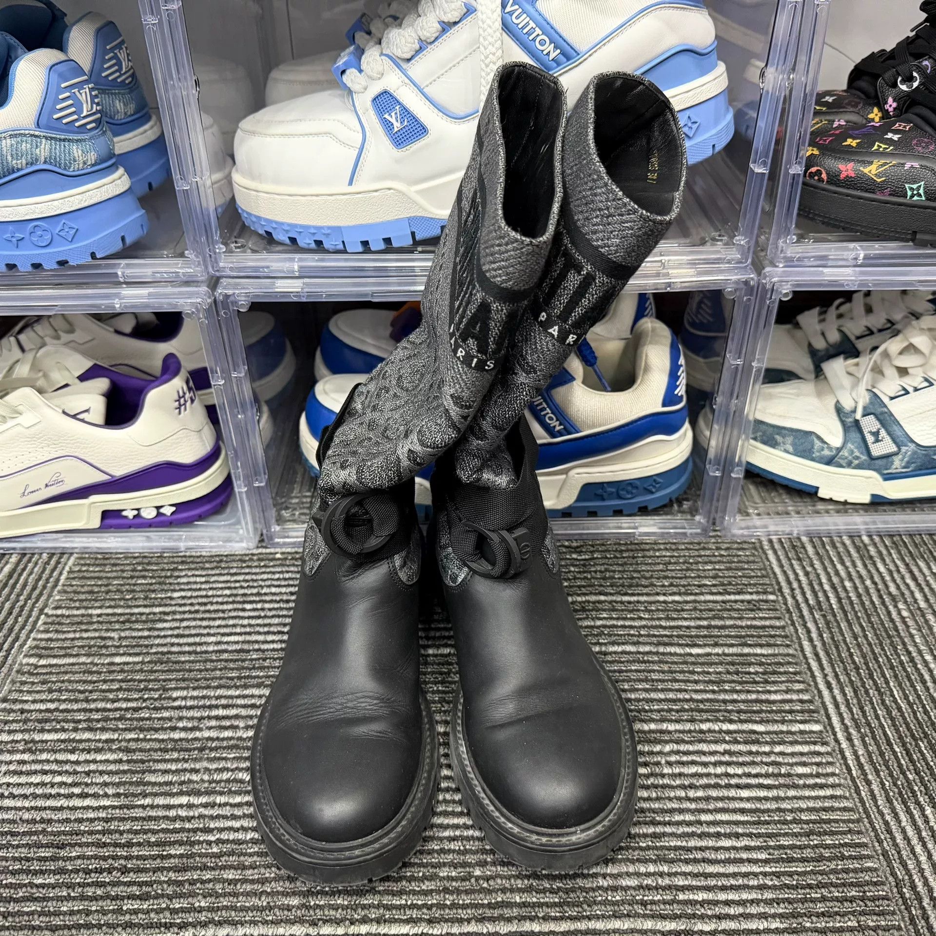 Dior Dior Plaid Black Boots us_7-5 Women Size US 7.5 / IT 37.5 - 2 Thumbnail