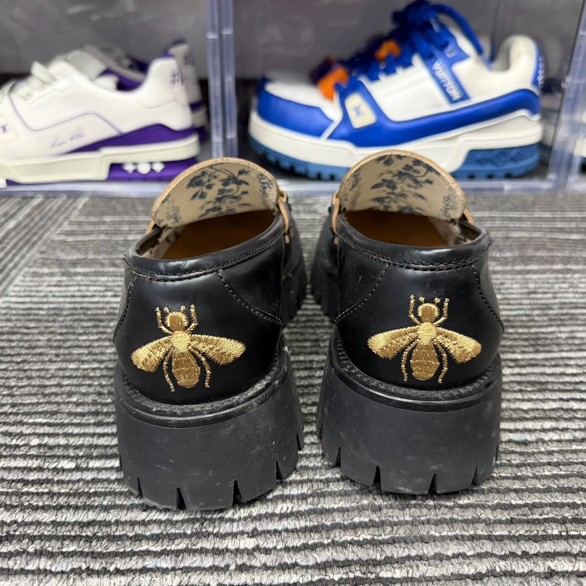 Gucci Gucci Black Lowtop Sneakers us_6-5 Women Size US 6.5 / IT 36.5 - 5 Thumbnail