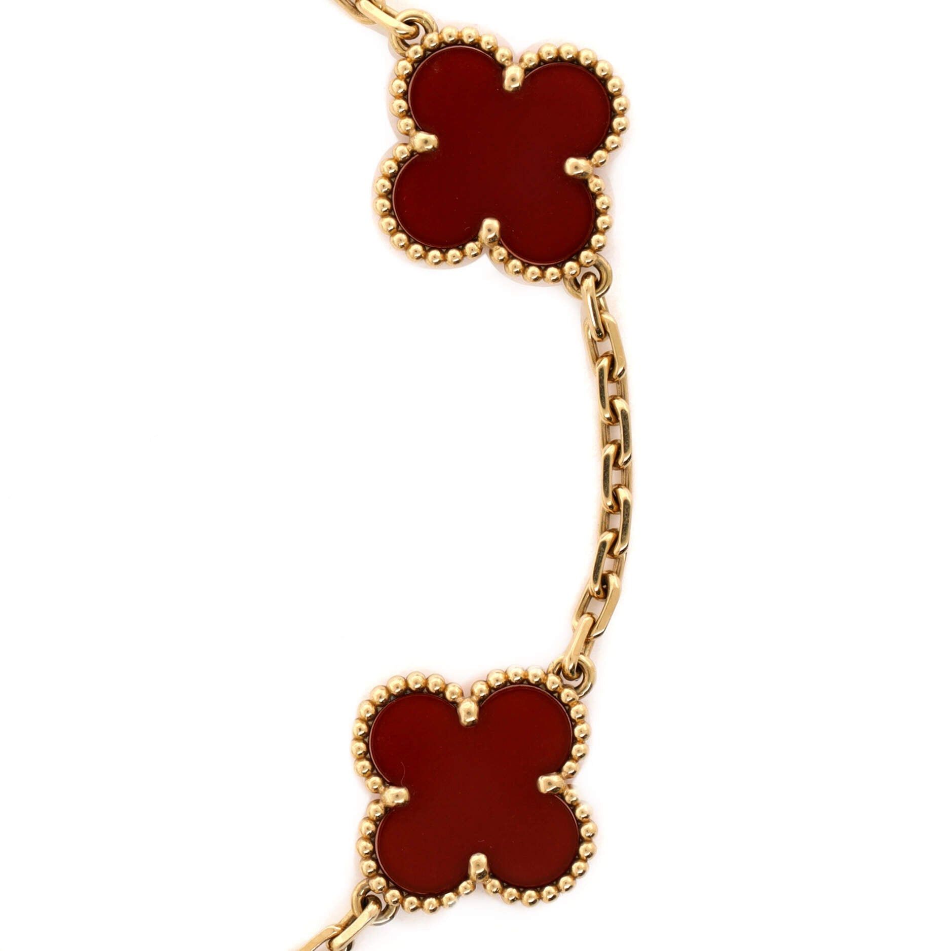 Van Cleef & Arpels Vintage Alhambra 5 Motifs Bracelet Size ONE SIZE - 4 Thumbnail