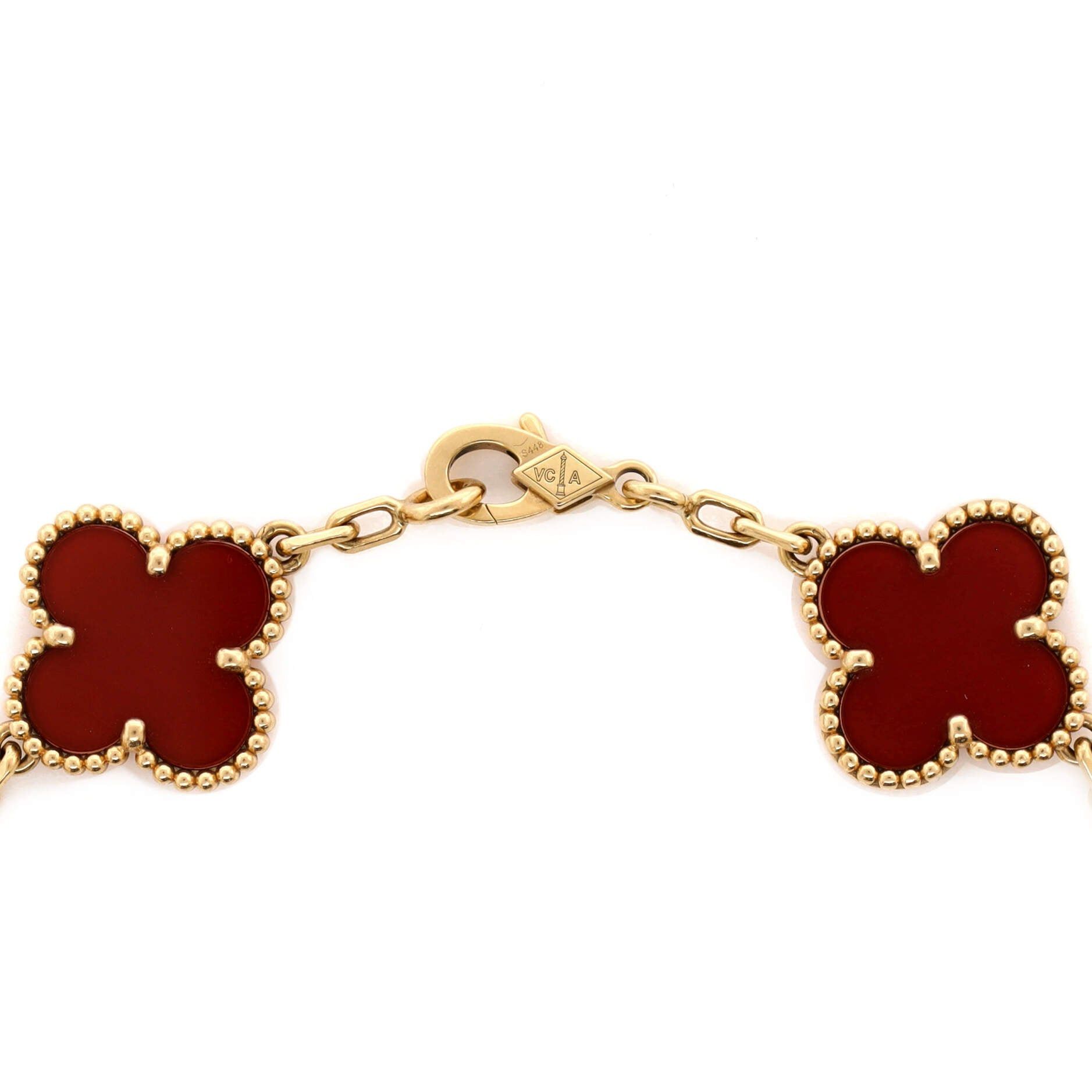 Van Cleef & Arpels Vintage Alhambra 5 Motifs Bracelet Size ONE SIZE - 3 Thumbnail