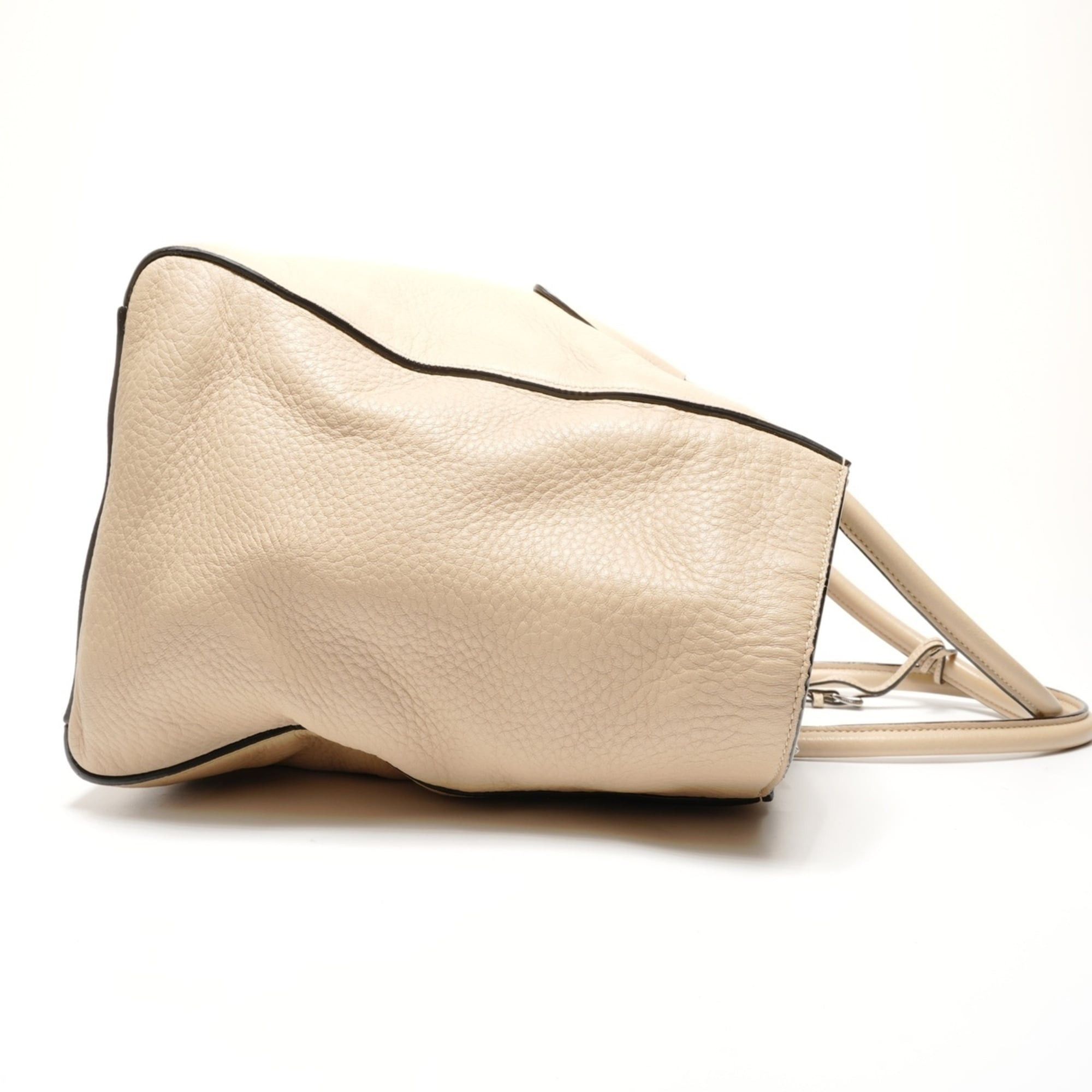 Prada Prada leather 2-way tote bag, beige Size ONE SIZE - 4 Thumbnail