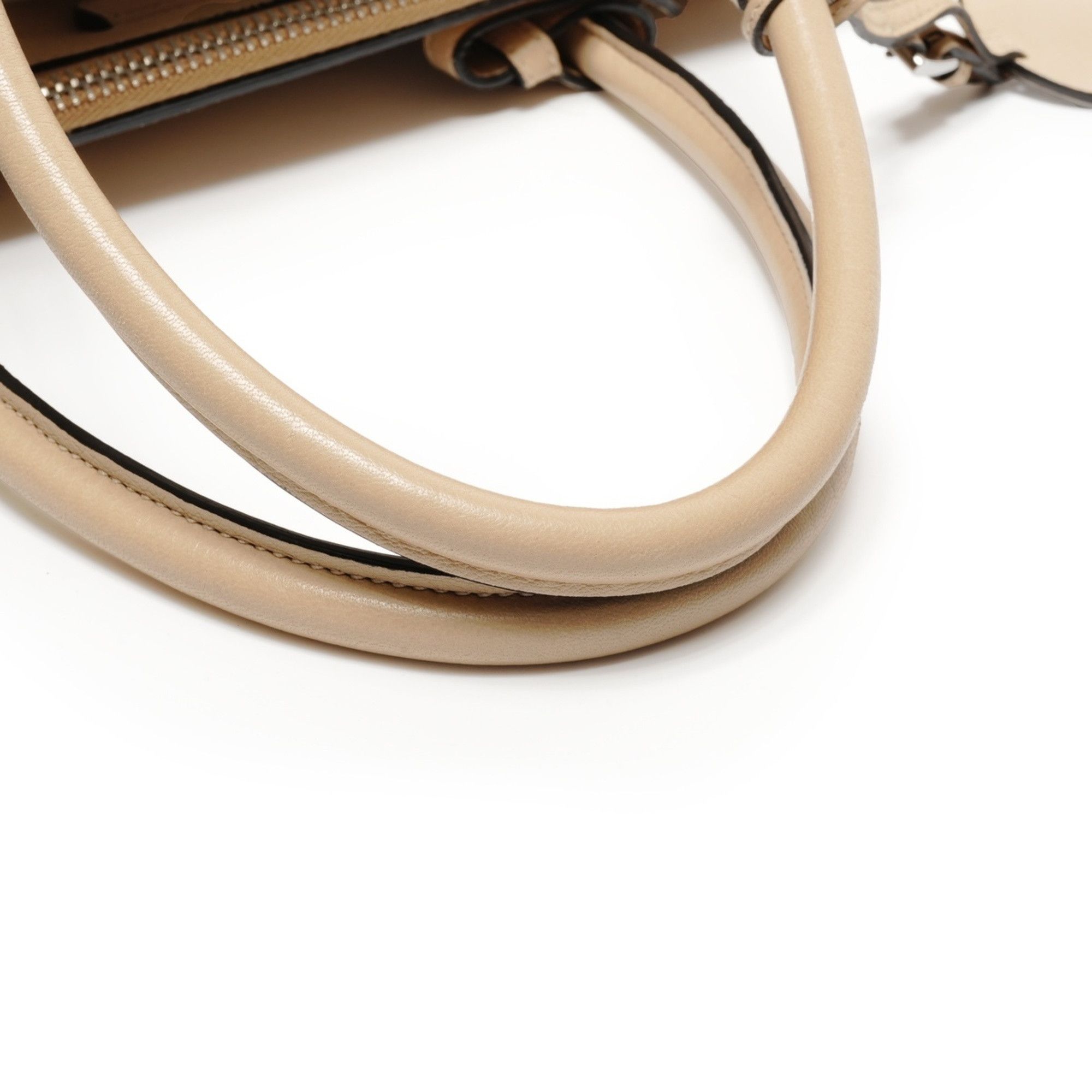 Prada Prada leather 2-way tote bag, beige Size ONE SIZE - 12 Thumbnail