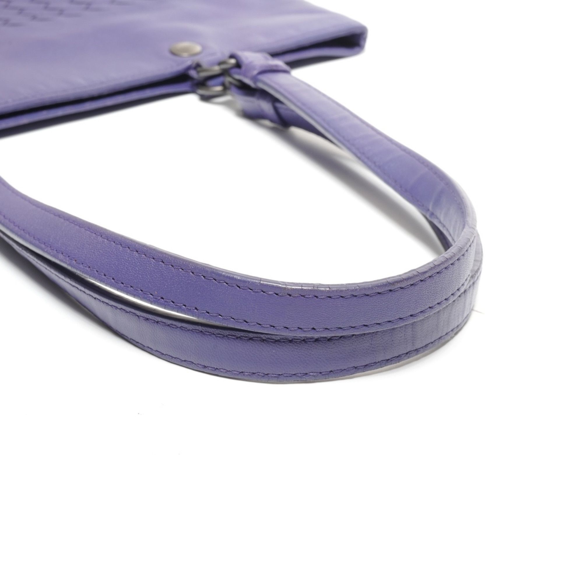Bottega Veneta Bottega Veneta Intrecciato Shoulder Bag, Purple Size ONE SIZE - 12 Thumbnail