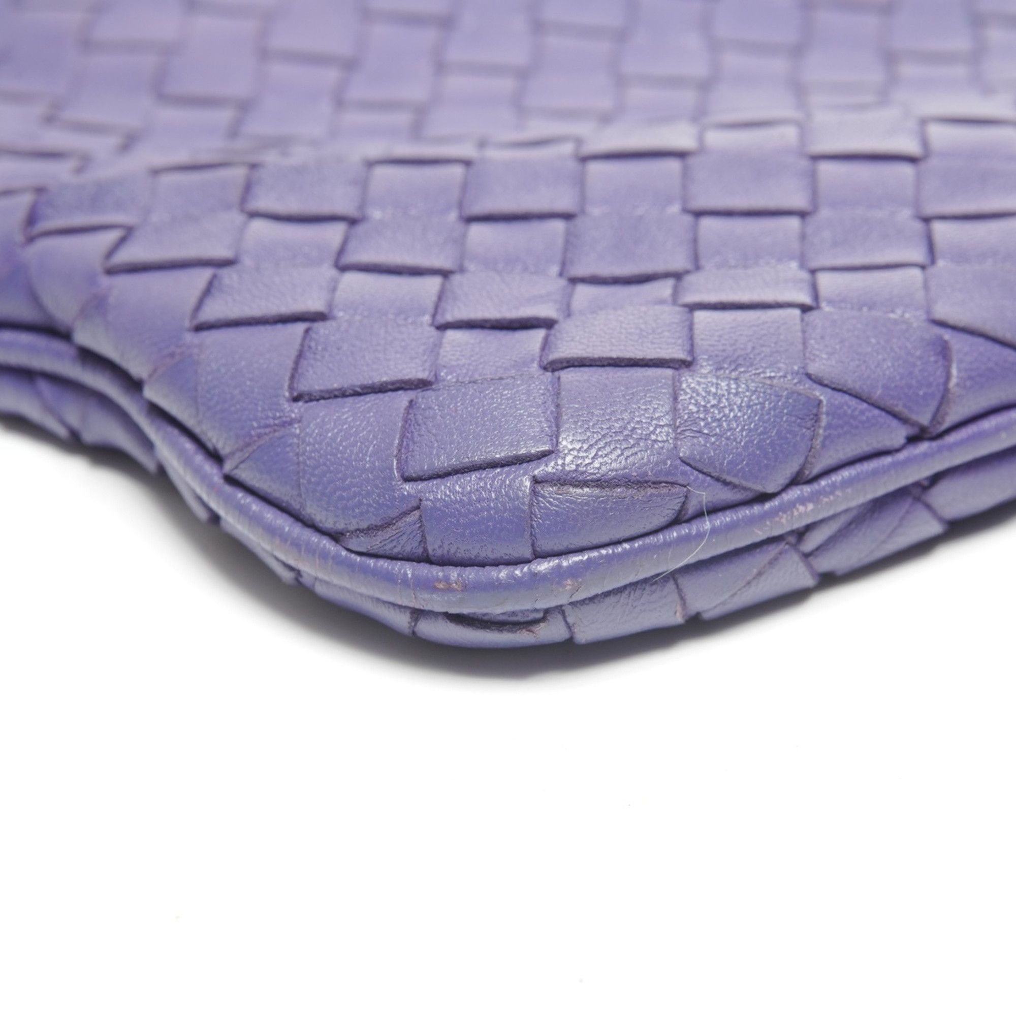 Bottega Veneta Bottega Veneta Intrecciato Shoulder Bag, Purple Size ONE SIZE - 5 Thumbnail