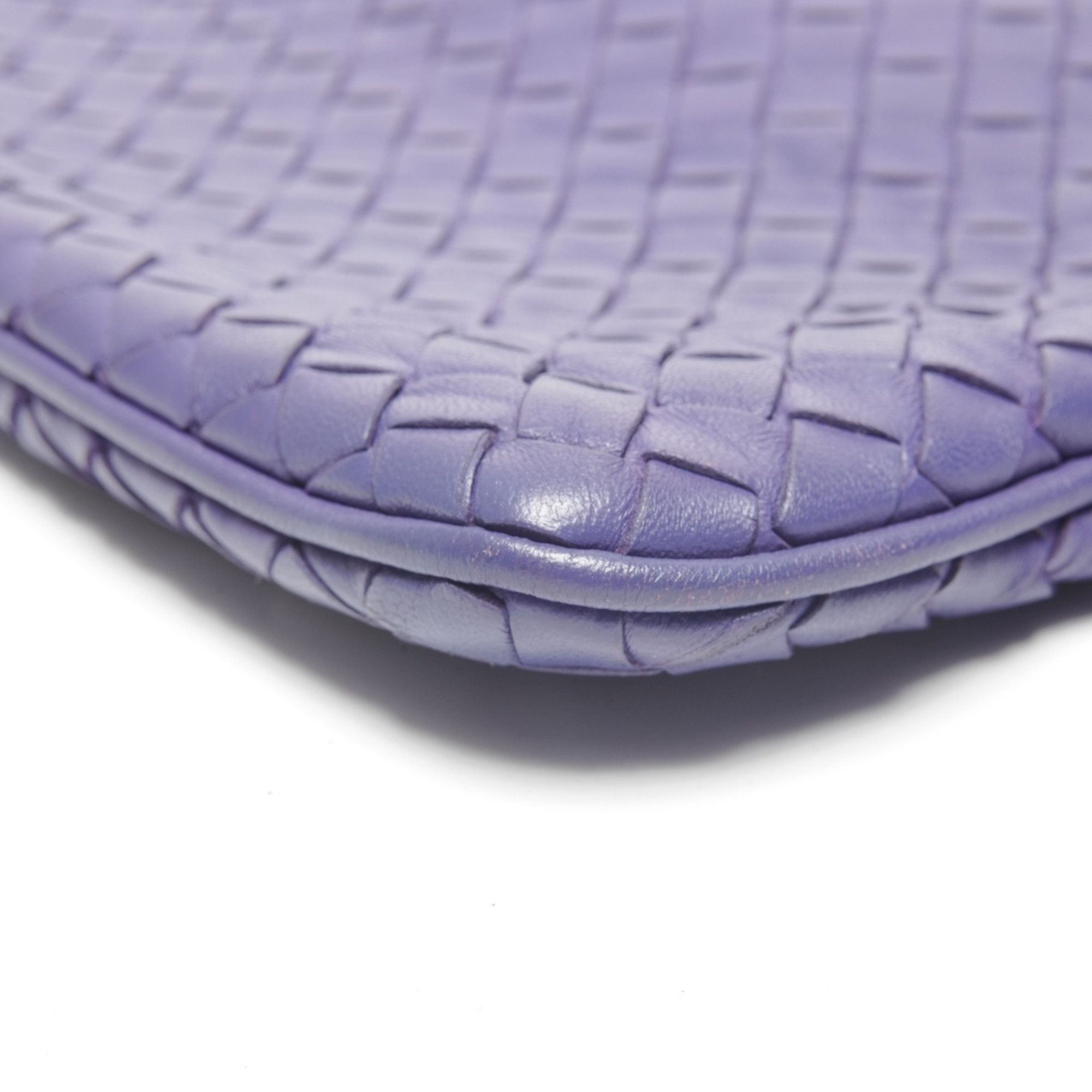 Bottega Veneta Bottega Veneta Intrecciato Shoulder Bag, Purple Size ONE SIZE - 6 Thumbnail