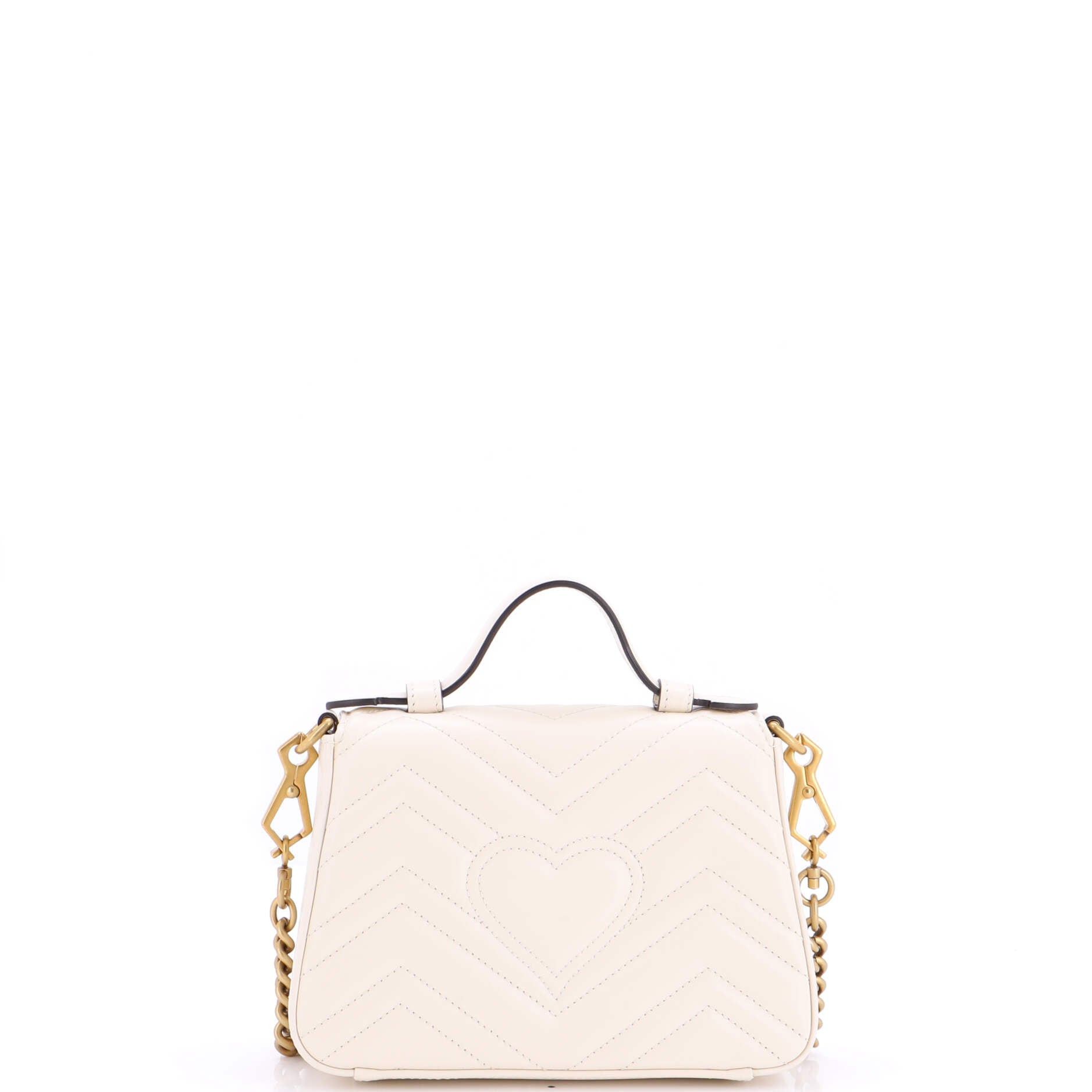 Gucci GG Marmont Top Handle Flap Bag Size ONE SIZE - 3 Thumbnail