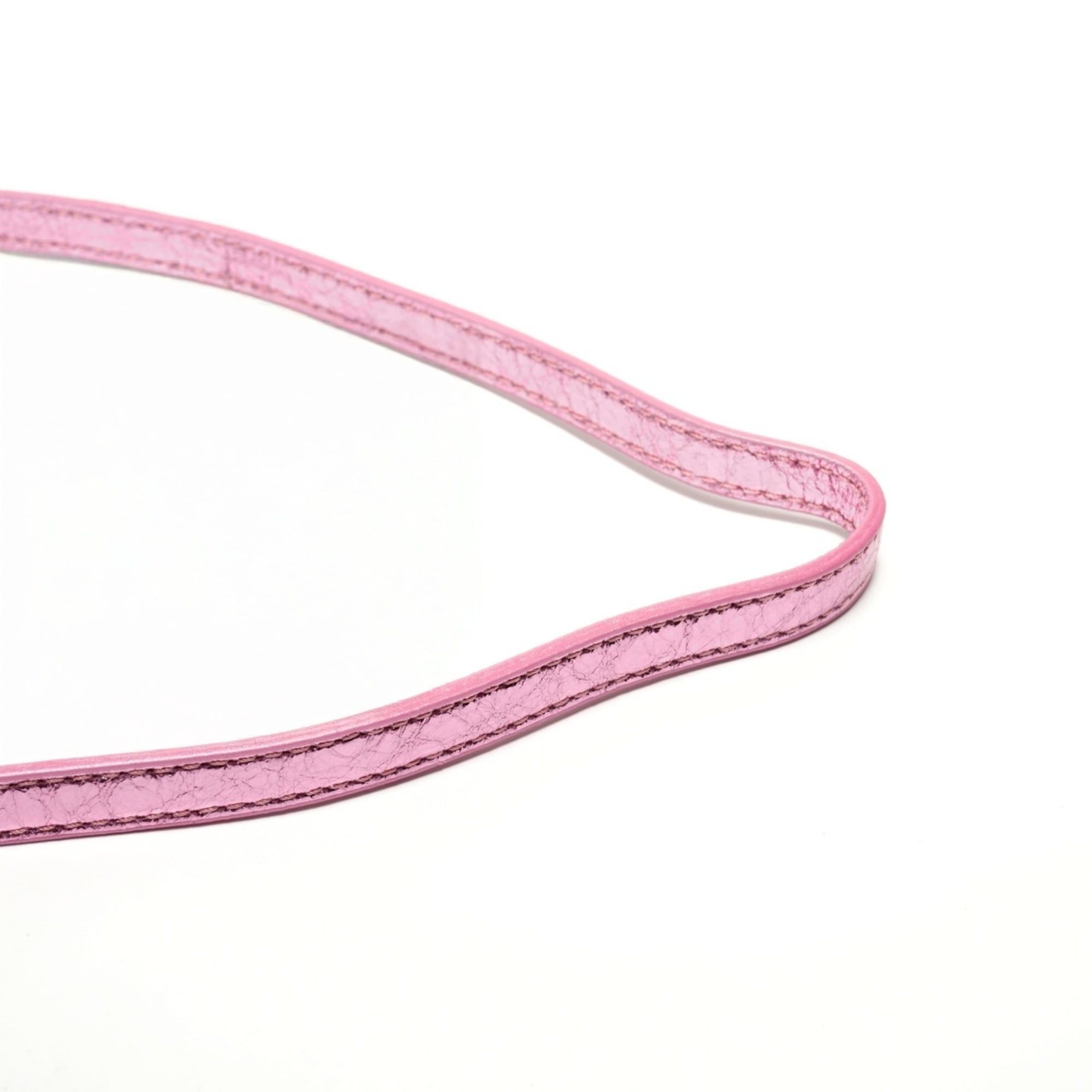 Balenciaga Balenciaga Le Cagole Mini Shoulder Metallic Bag Pink Size ONE SIZE - 13 Thumbnail