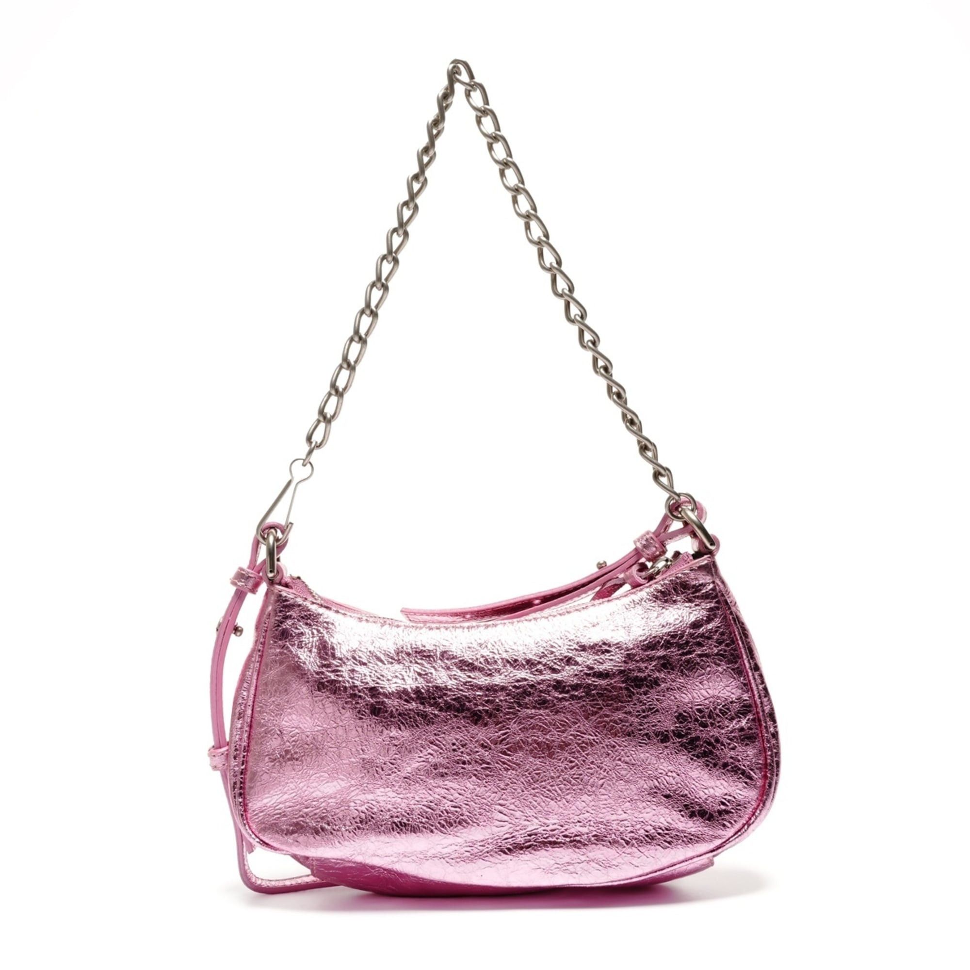 Balenciaga Balenciaga Le Cagole Mini Shoulder Metallic Bag Pink Size ONE SIZE - 2 Thumbnail