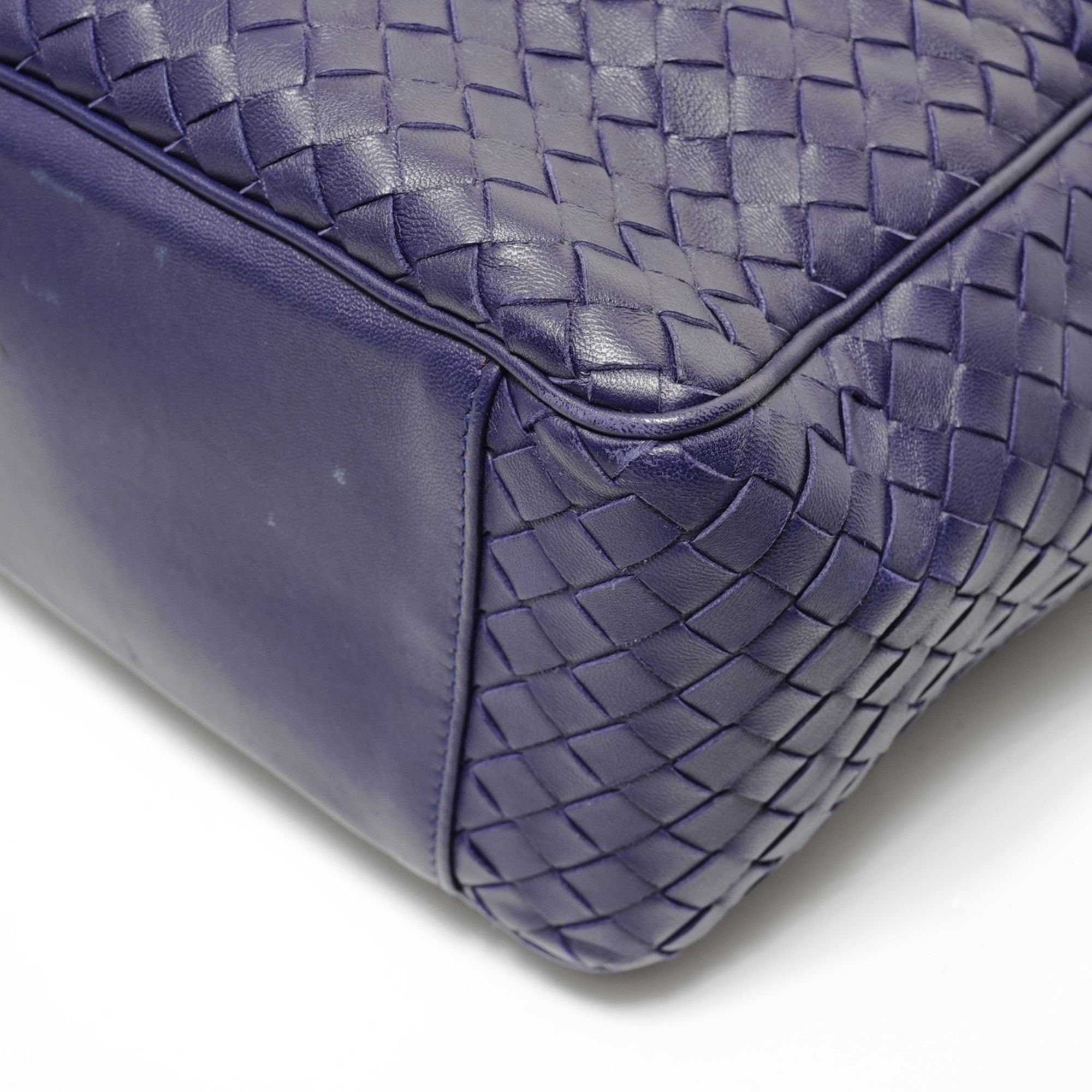 Bottega Veneta Bottega Veneta Intrecciato Handbag, Purple Size ONE SIZE - 6 Thumbnail