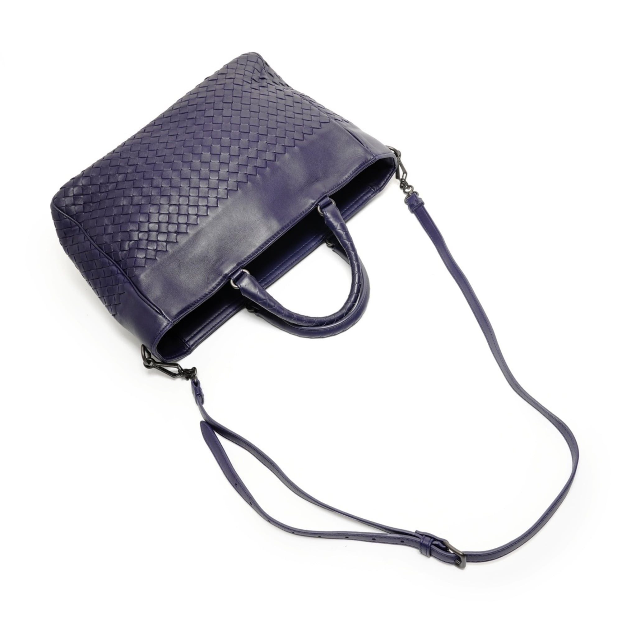 Bottega Veneta Bottega Veneta Intrecciato Handbag, Purple Size ONE SIZE - 8 Thumbnail