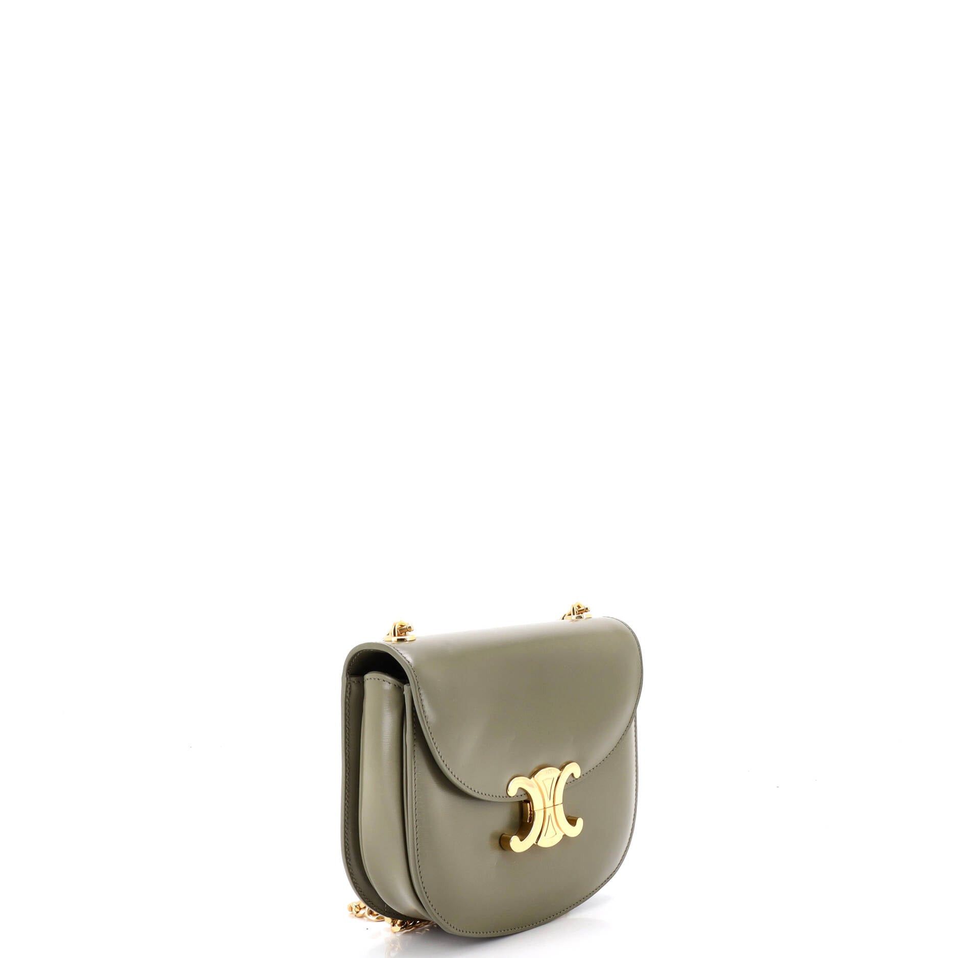 Celine Triomphe Besace Clea Chain Flap Bag Size ONE SIZE - 2 Thumbnail