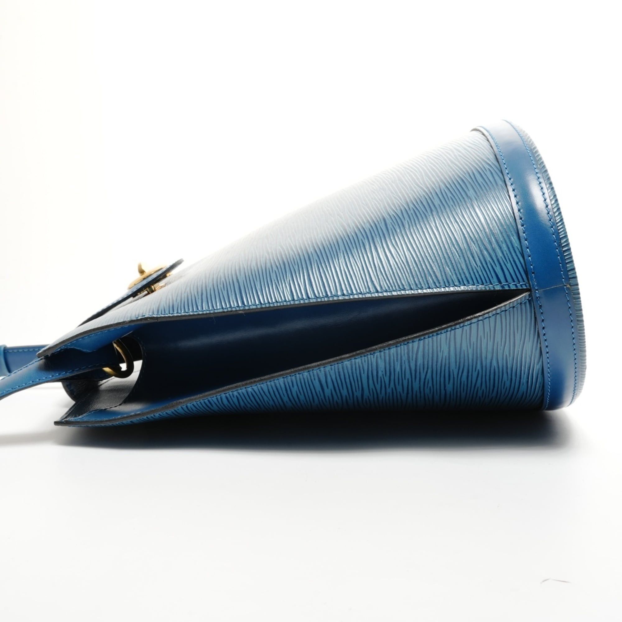 Louis Vuitton Louis Vuitton 1995 Epi Cluny Shoulder Bag Blue Size ONE SIZE - 3 Thumbnail