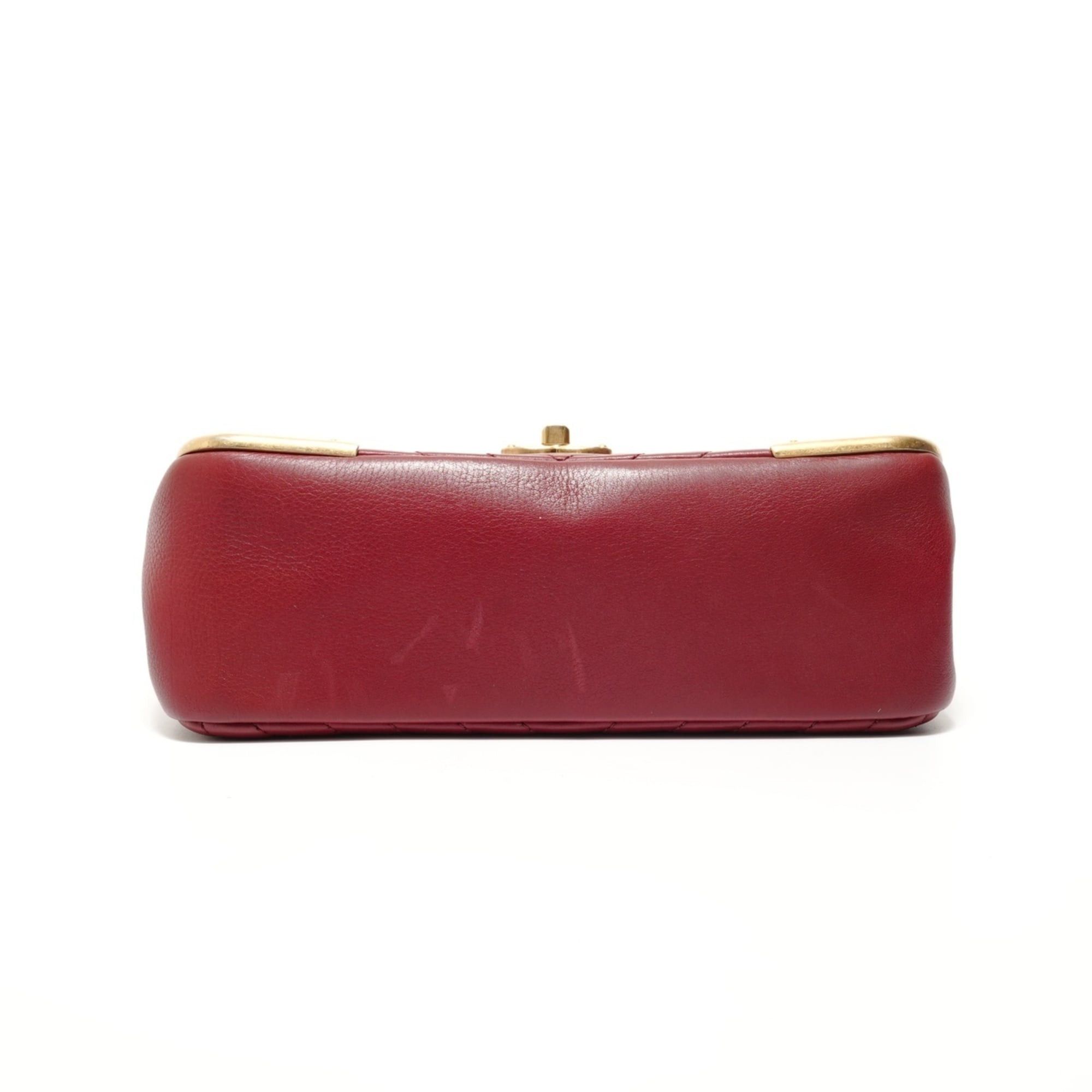 Chanel Chanel V-stitch Chevron Shoulder Bag, Red Size ONE SIZE - 7 Thumbnail