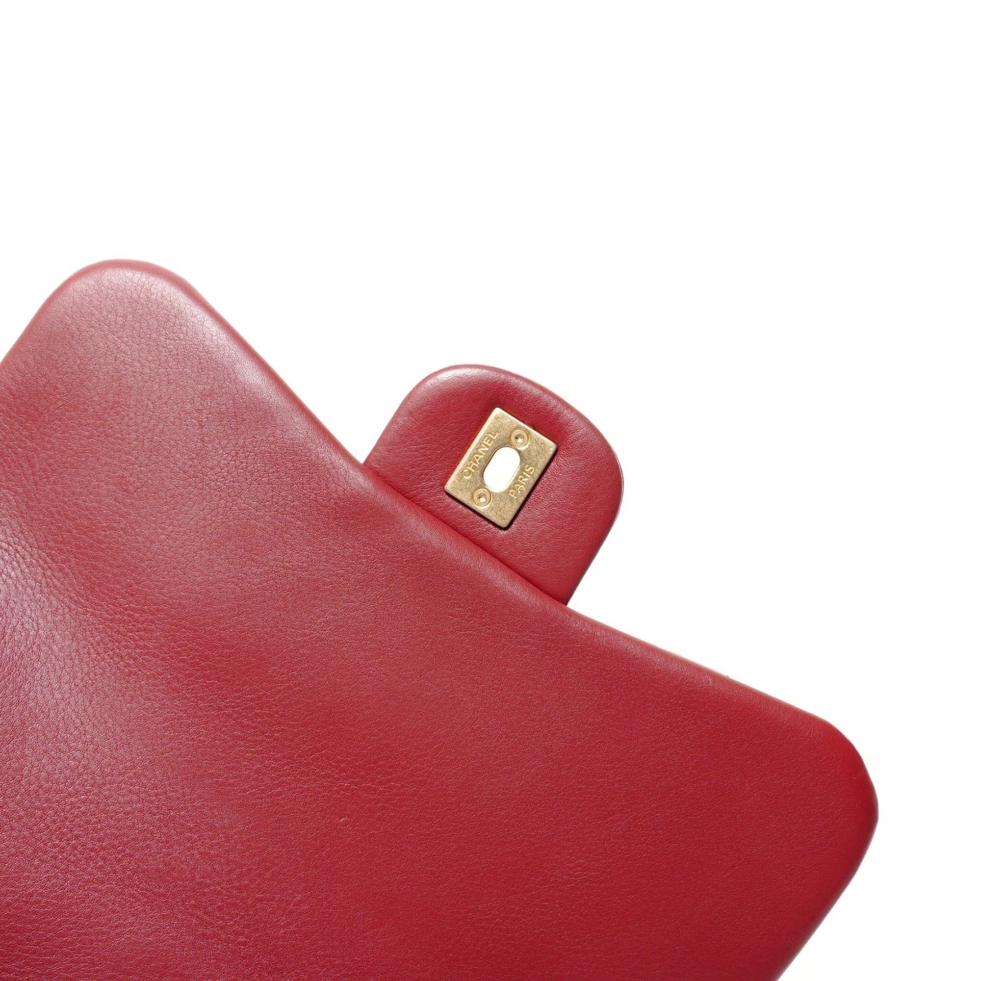 Chanel Chanel V-stitch Chevron Shoulder Bag, Red Size ONE SIZE - 10 Thumbnail