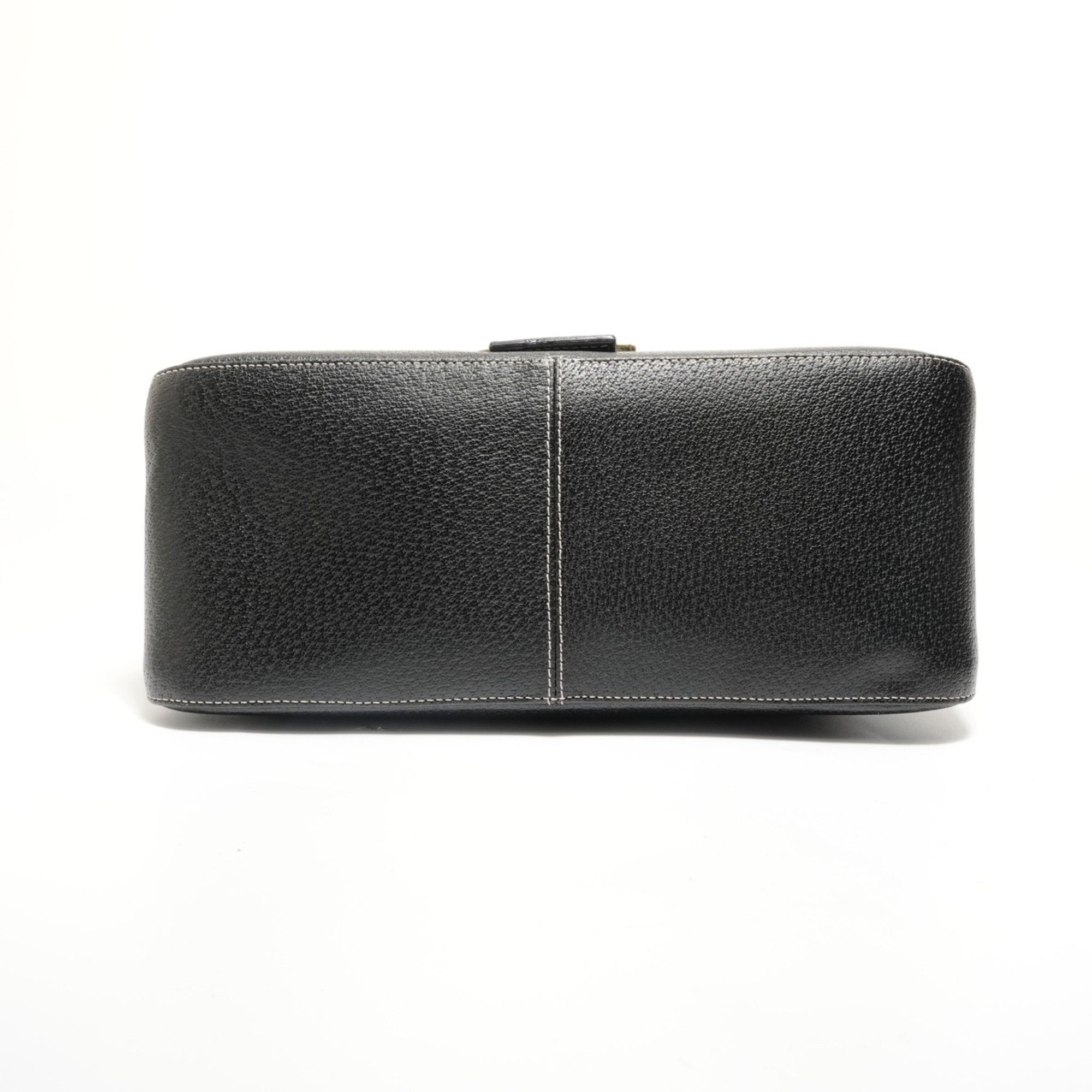 Fendi Fendi Mamma Bucket Leather Shoulder Bag, Black Size ONE SIZE - 7 Thumbnail
