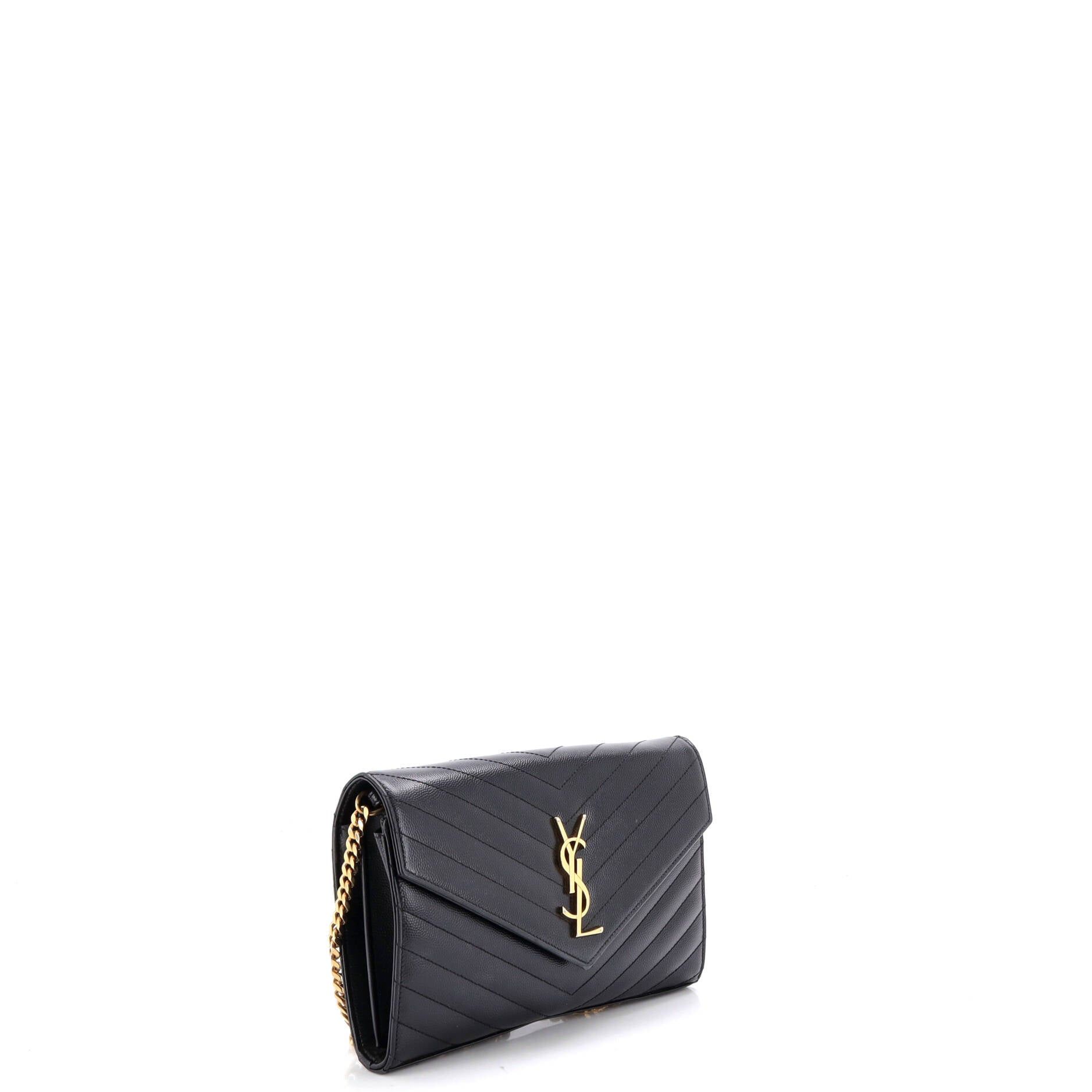Saint Laurent Paris Classic Monogram Wallet on Chain Size ONE SIZE - 2 Thumbnail
