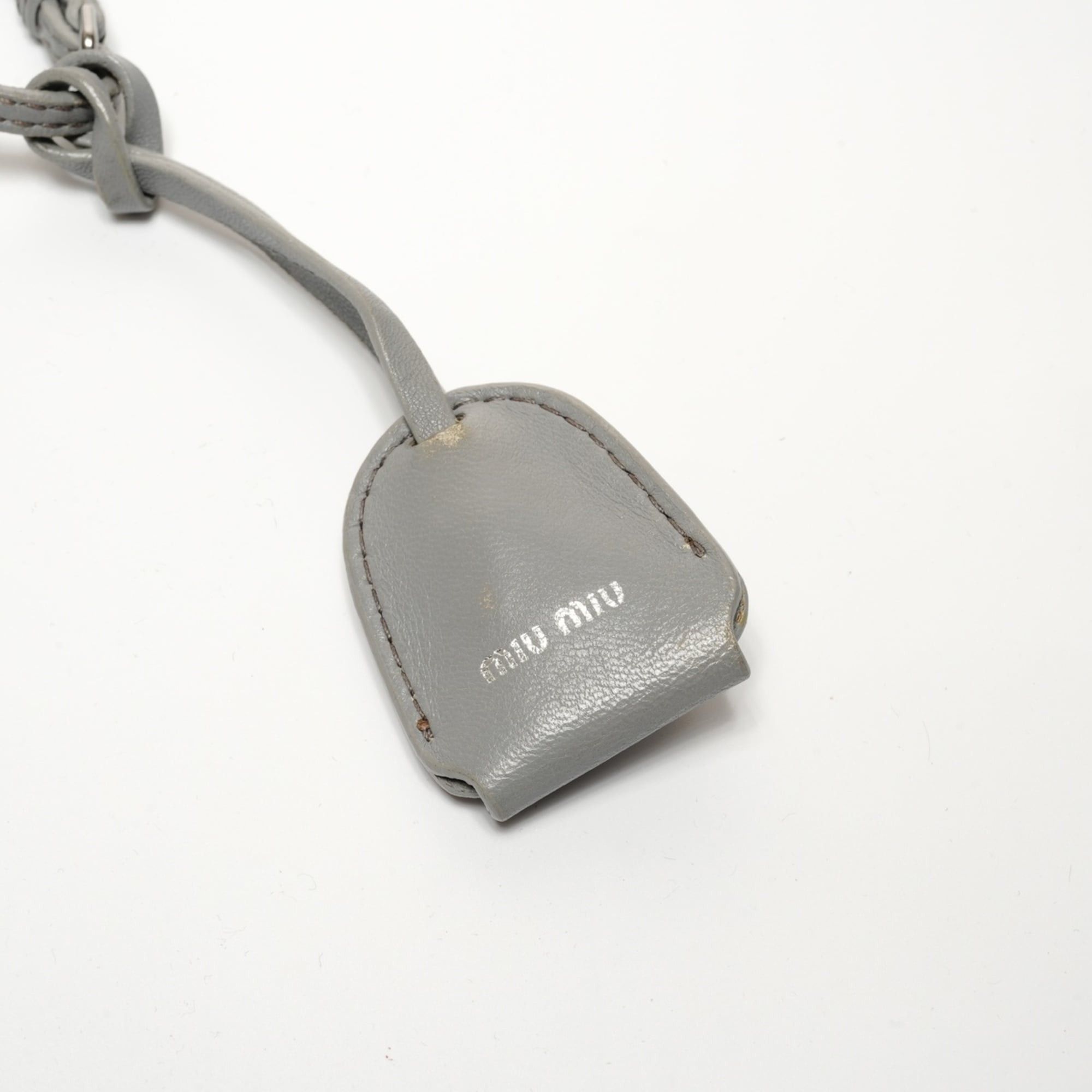Miu Miu Miu Miu Miu Matelassé Shoulder Bag, Gray Size ONE SIZE - 14 Thumbnail