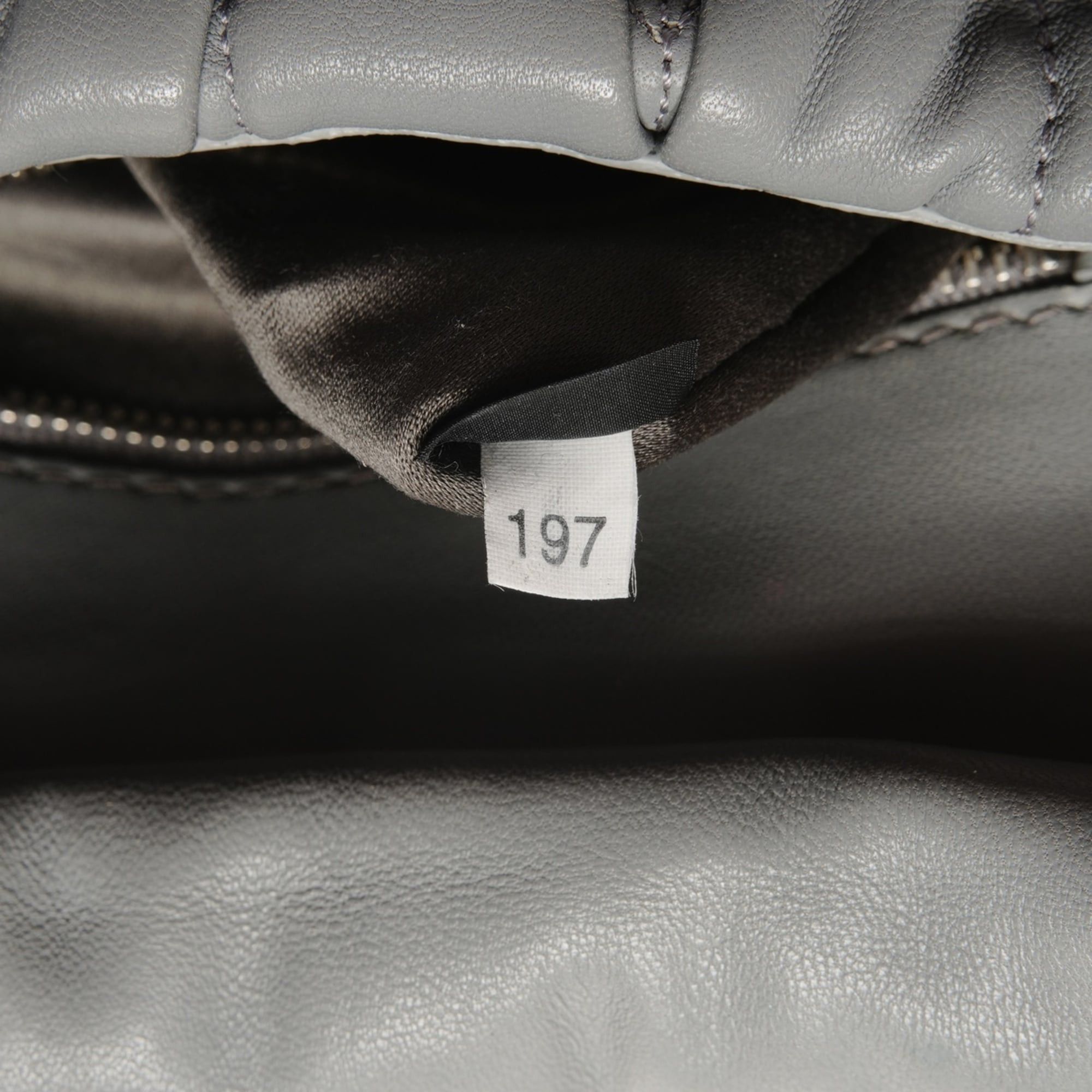 Miu Miu Miu Miu Miu Matelassé Shoulder Bag, Gray Size ONE SIZE - 10 Thumbnail