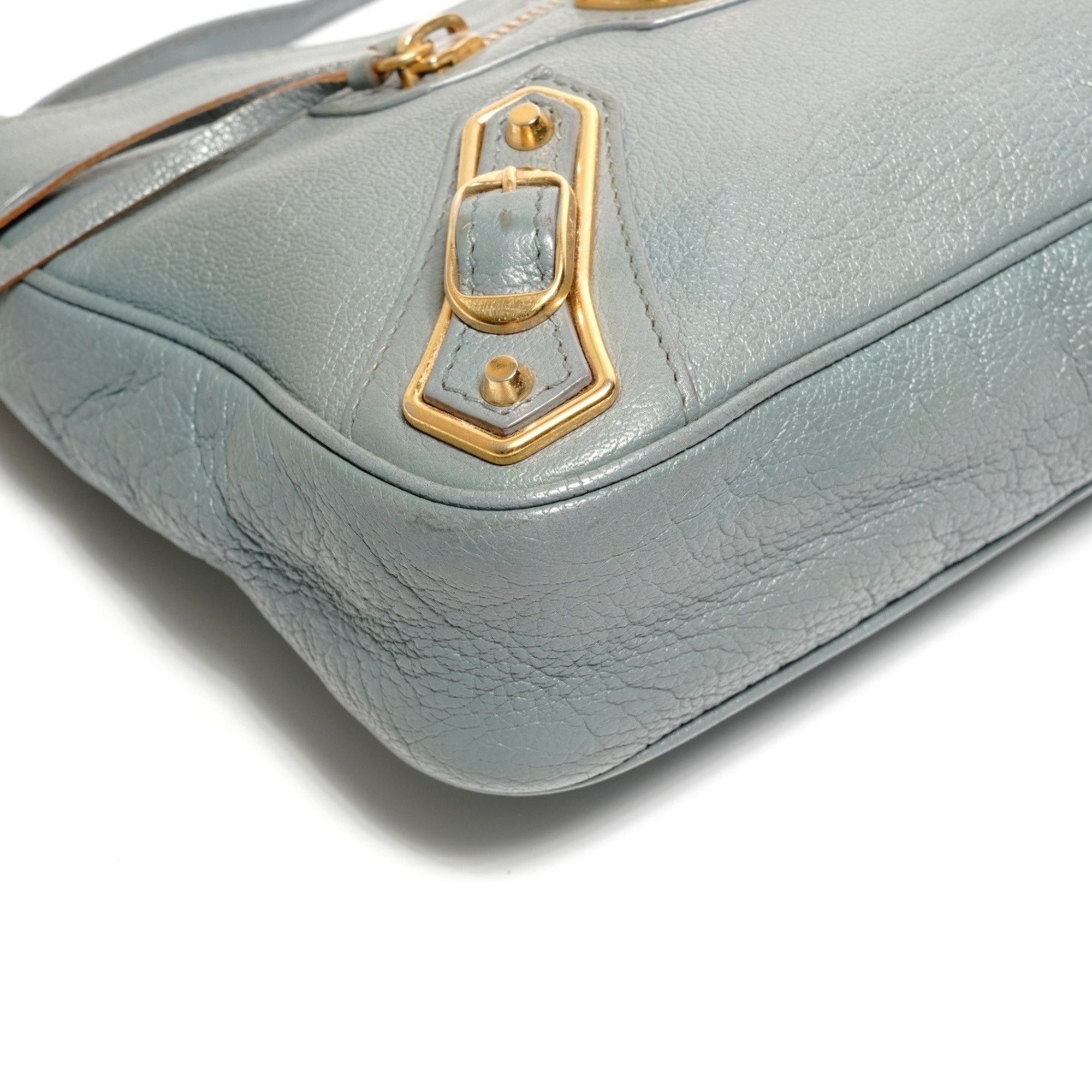Balenciaga Balenciaga Giant Hip Blue-Gray Shoulder Bag Blue Size ONE SIZE - 5 Thumbnail