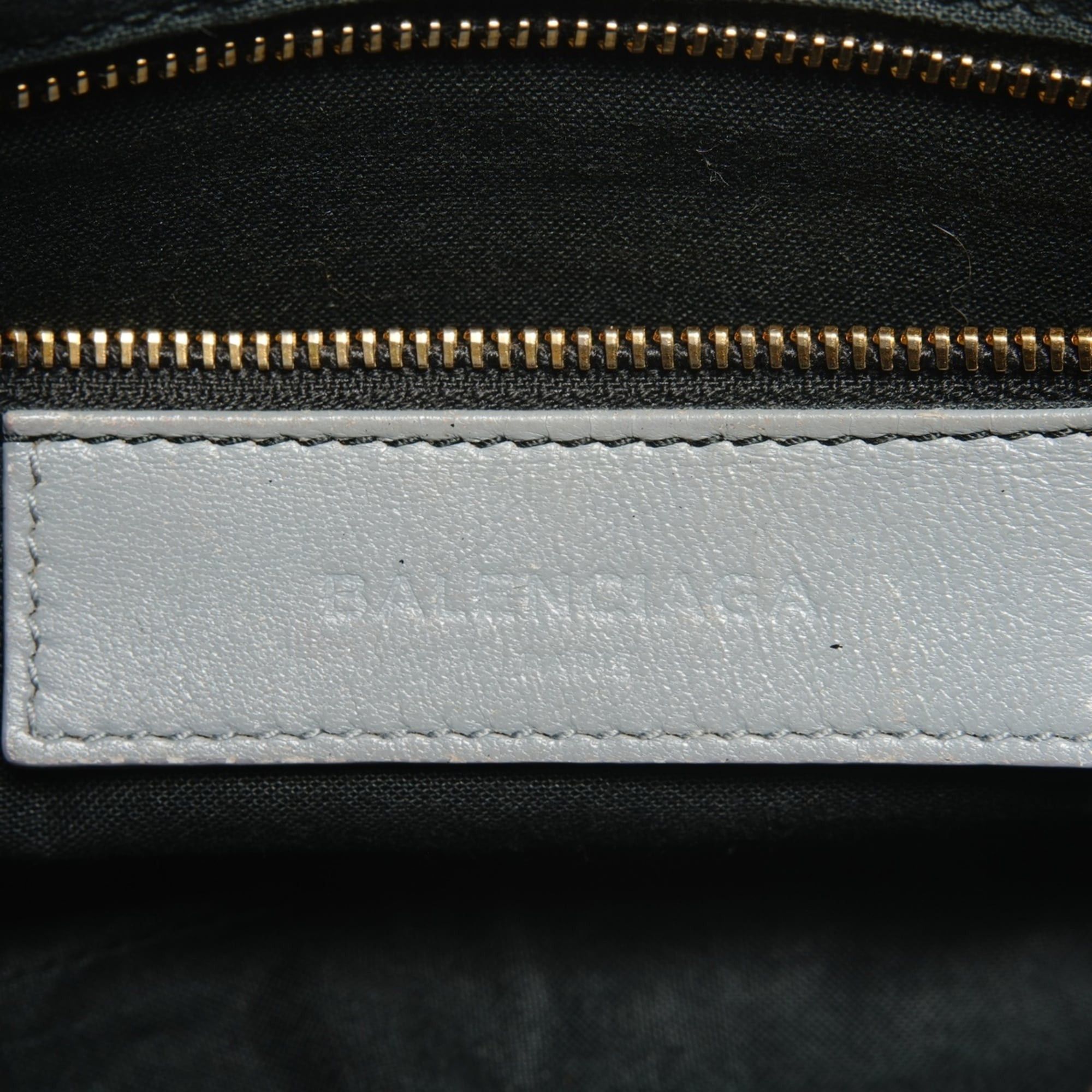 Balenciaga Balenciaga Giant Hip Blue-Gray Shoulder Bag Blue Size ONE SIZE - 9 Thumbnail