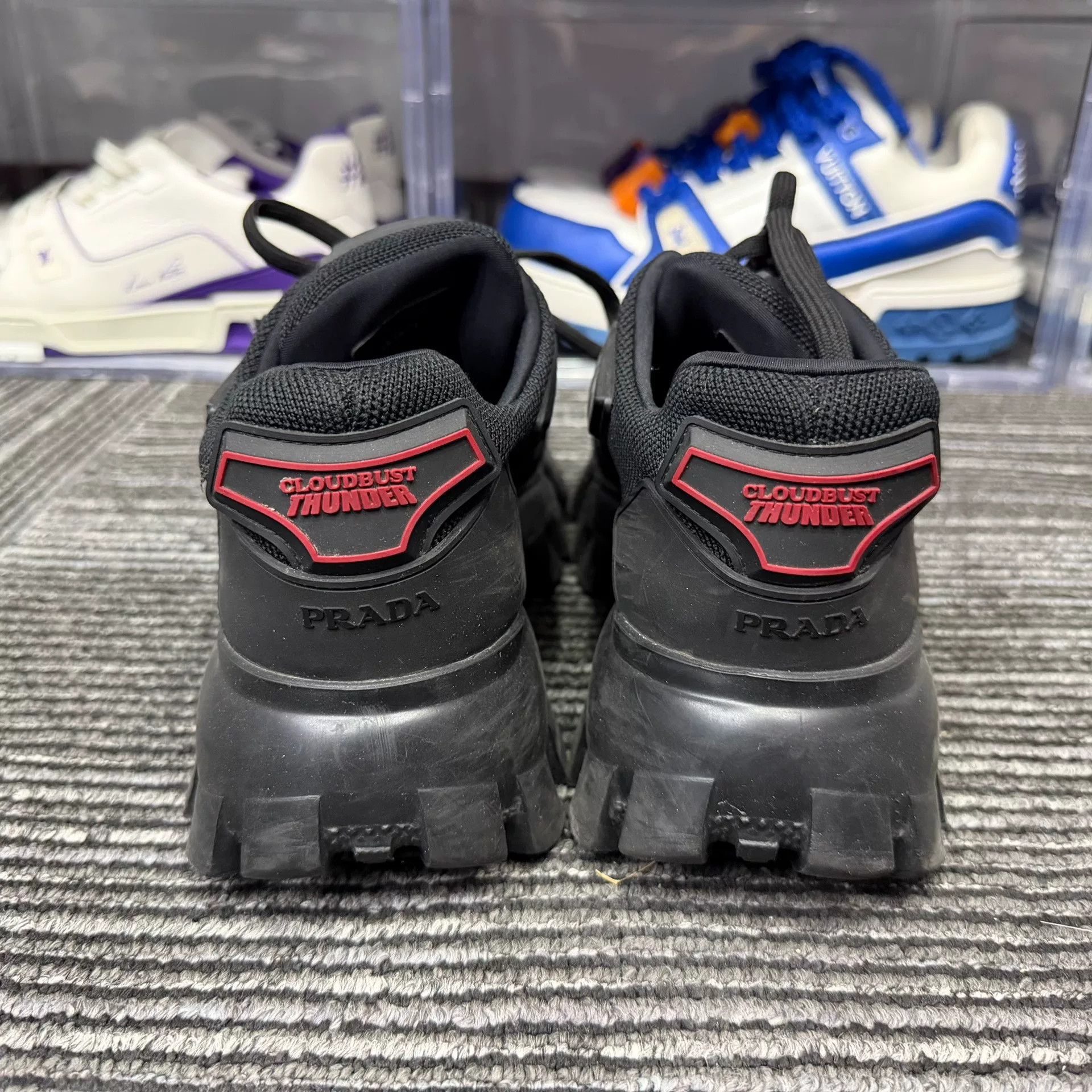 Prada Prada Black Lowtop Sneakers us_6-5 Women Size US 6.5 / IT 36.5 - 5 Thumbnail