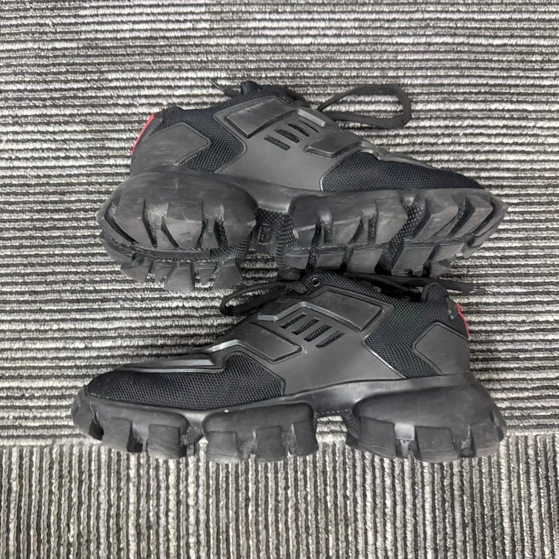 Prada Prada Black Lowtop Sneakers us_6-5 Women Size US 6.5 / IT 36.5 - 3 Thumbnail