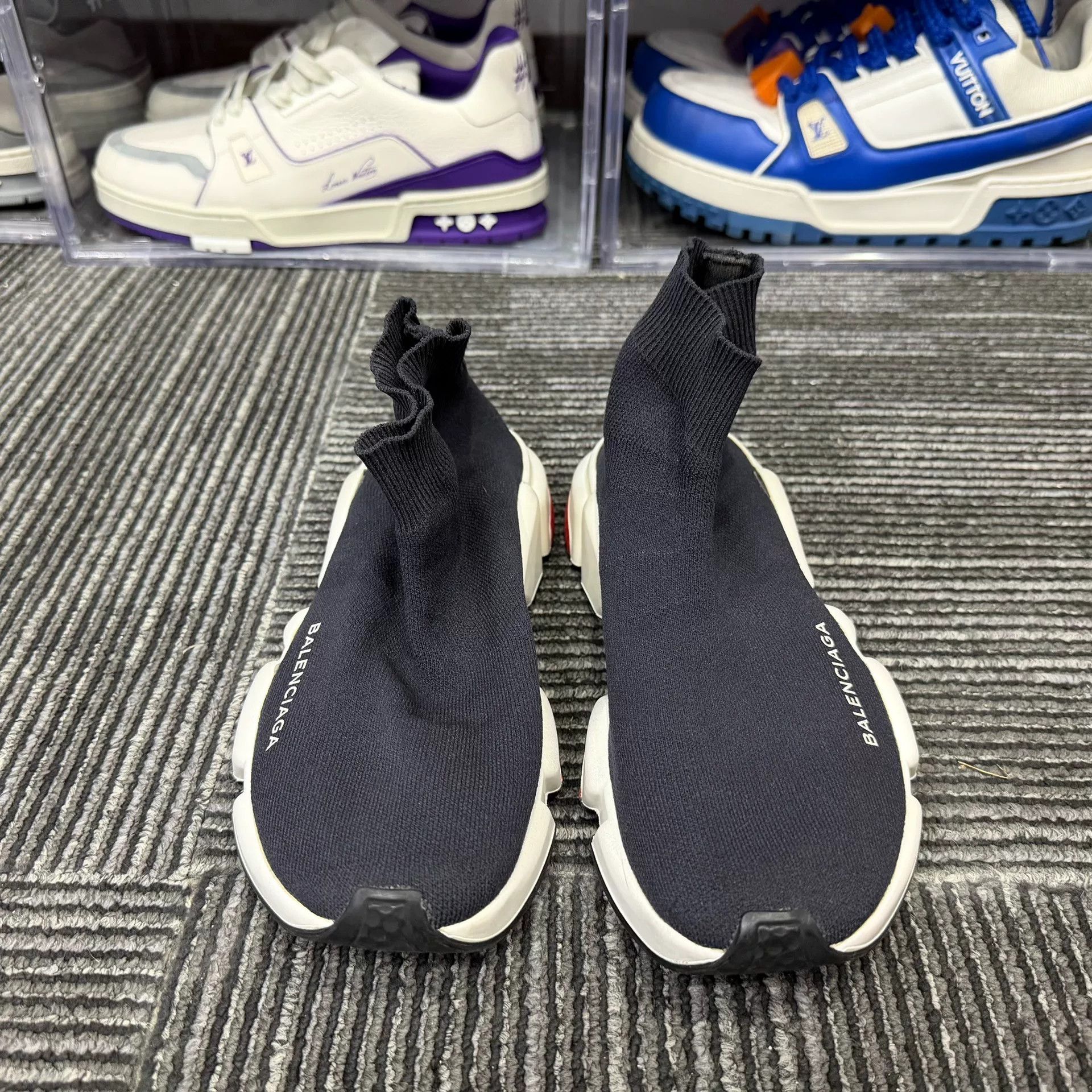 Balenciaga Balenciaga Black Hitop Sneakers us_6-5 Women Size US 6.5 / IT 36.5 - 4 Thumbnail