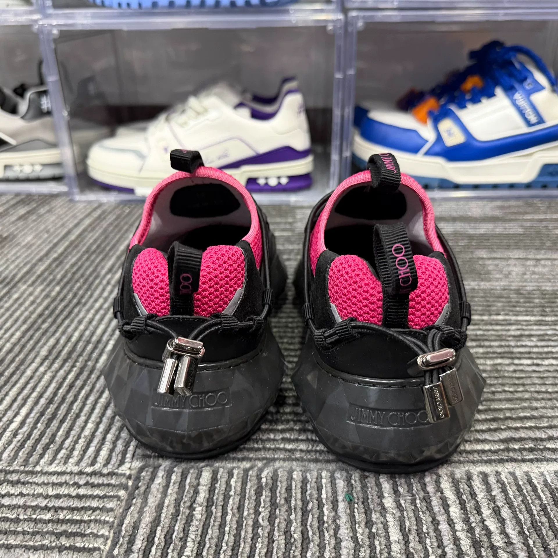 Jimmy Choo Jimmy Choo Casual Pink Lowtop Sneakers us_7-5 Women Size US 7.5 / IT 37.5 - 5 Thumbnail