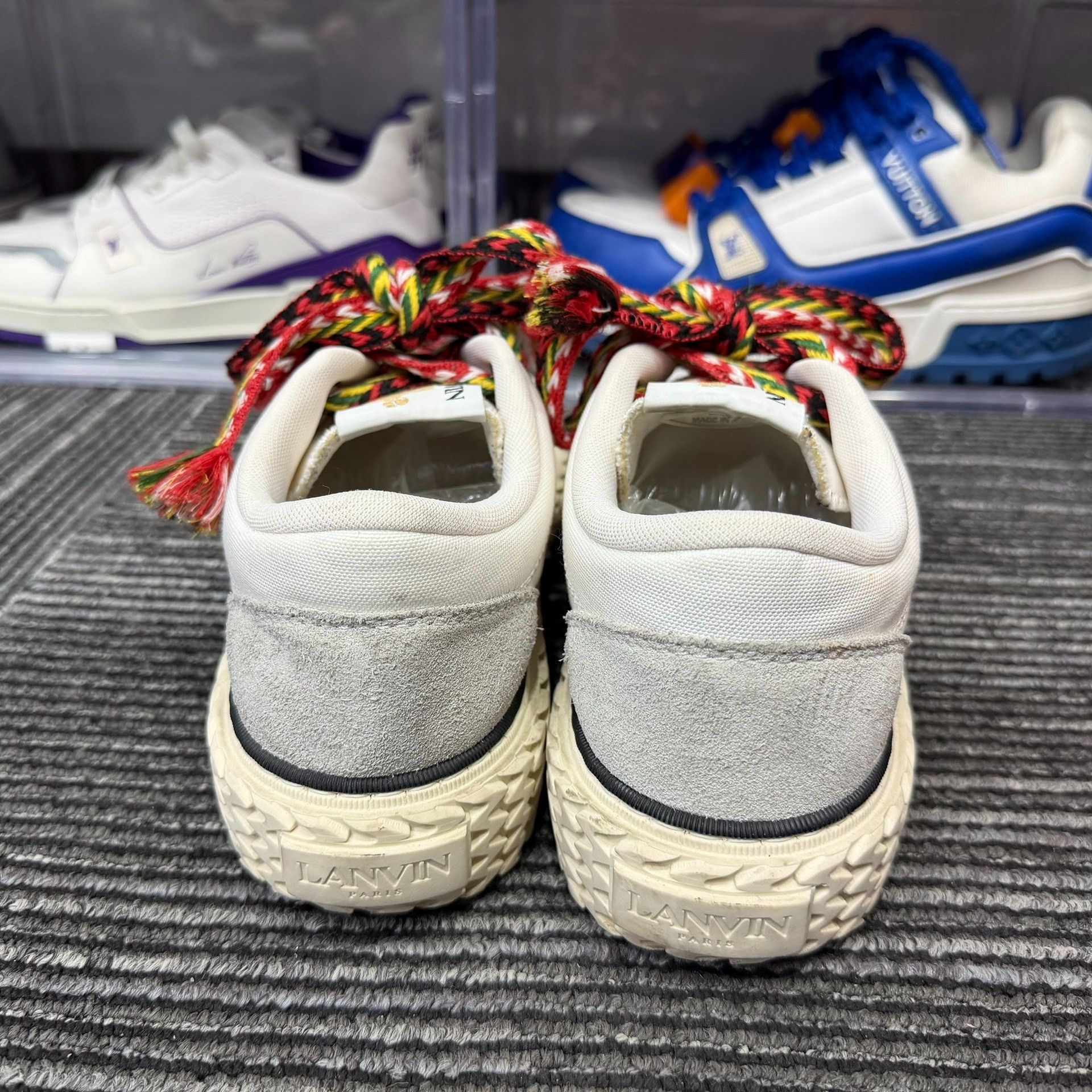 Lanvin Lanvin Canvas White Lowtop Sneakers 8.5 Men Size US 8.5 / EU 41-42 - 5 Thumbnail