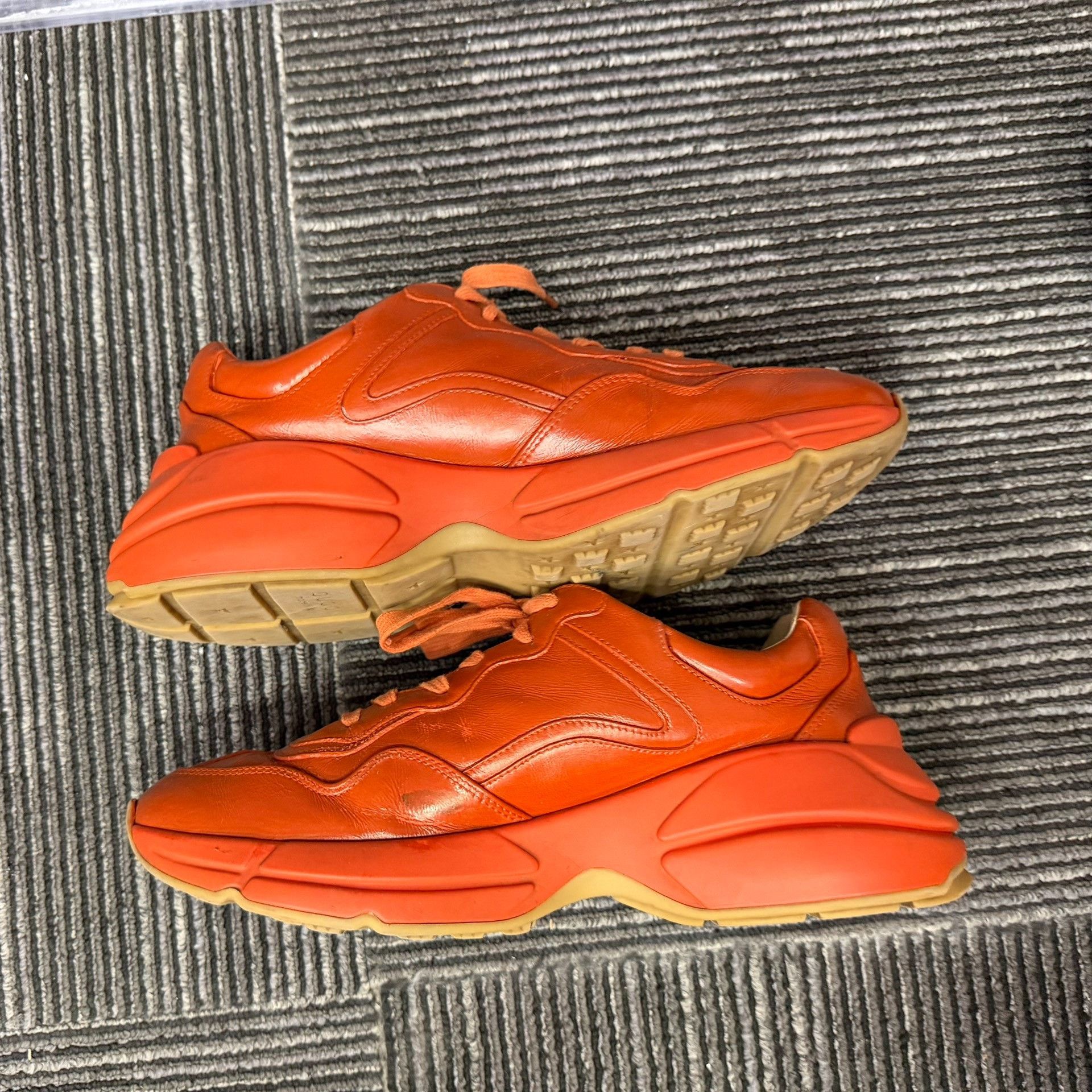 Gucci Gucci Orange Lowtop Sneakers 8.5 Men Size US 8.5 / EU 41-42 - 3 Thumbnail