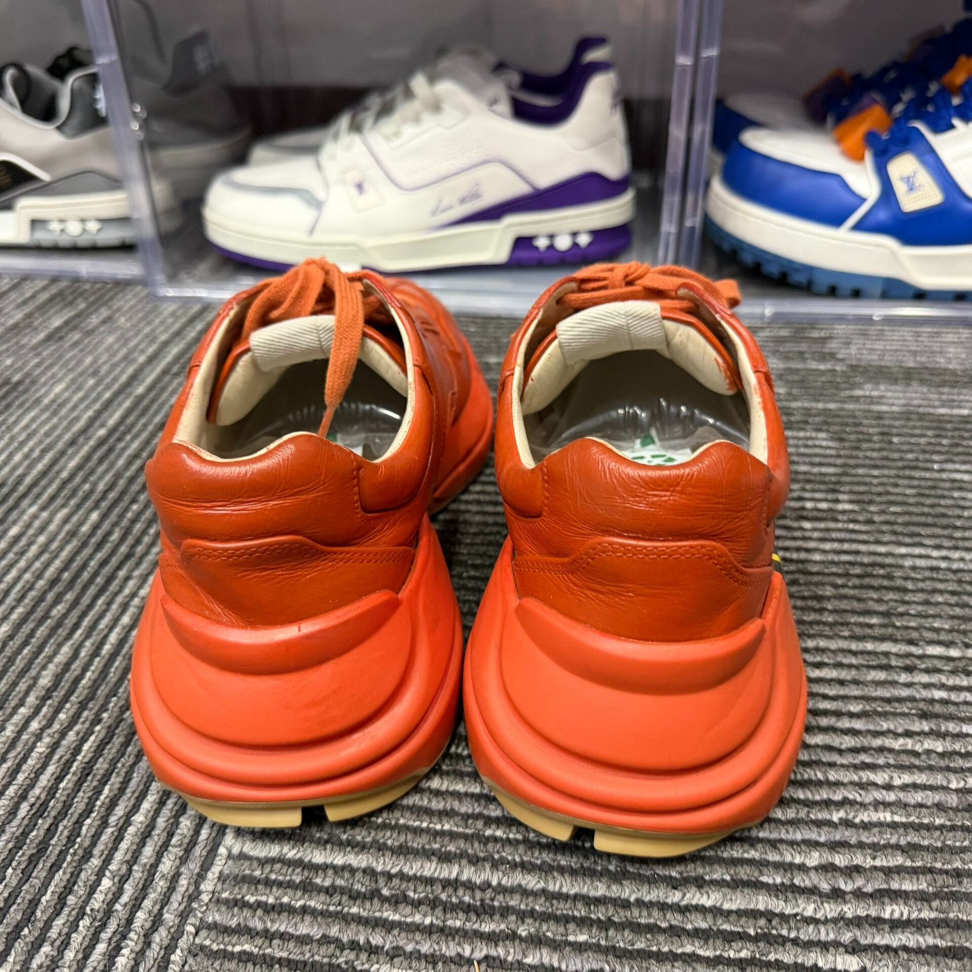 Gucci Gucci Orange Lowtop Sneakers 8.5 Men Size US 8.5 / EU 41-42 - 5 Thumbnail