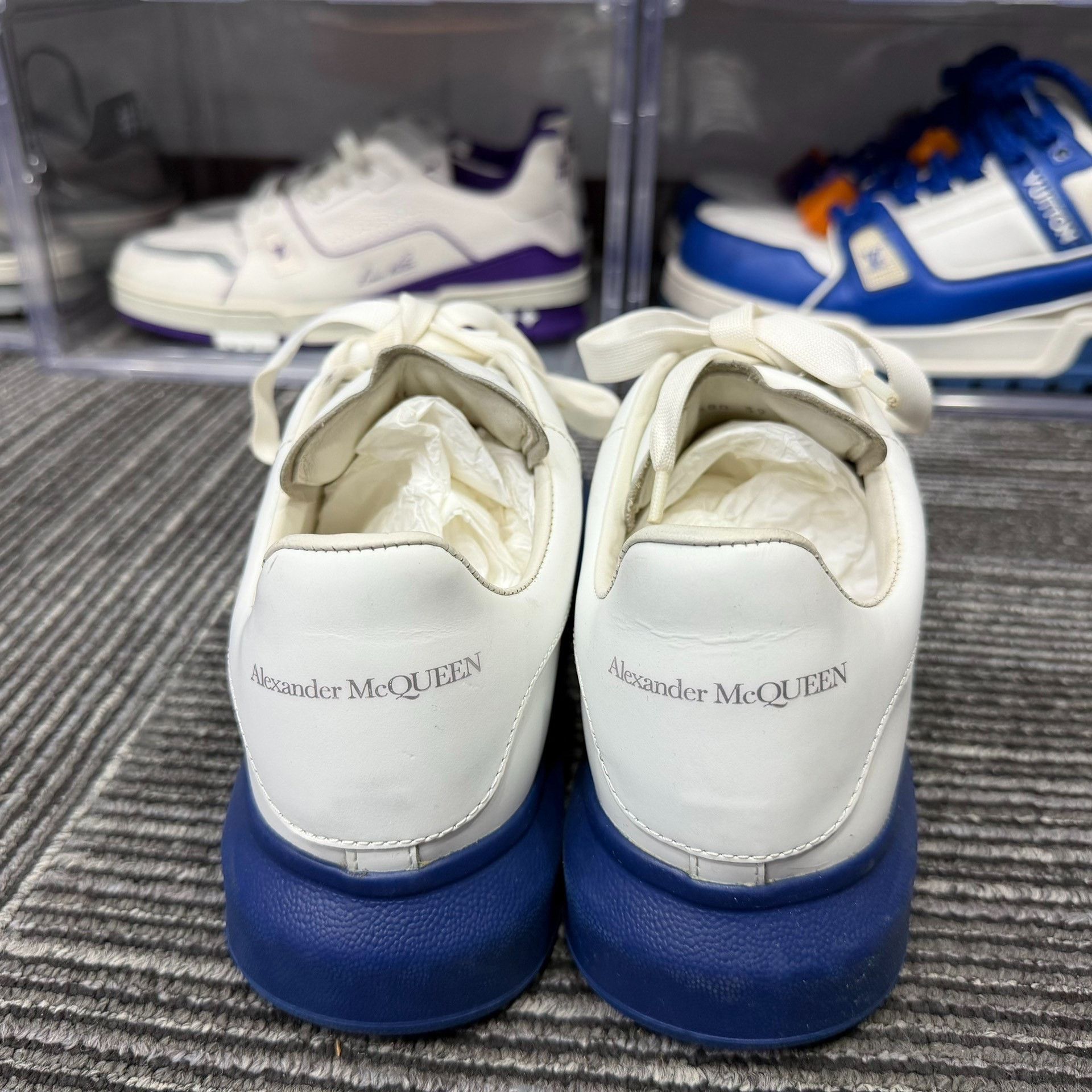 Alexander McQueen Casual Blue Lowtop Sneakers 6.5 Men Size US 6.5 / EU 39-40 - 5 Thumbnail