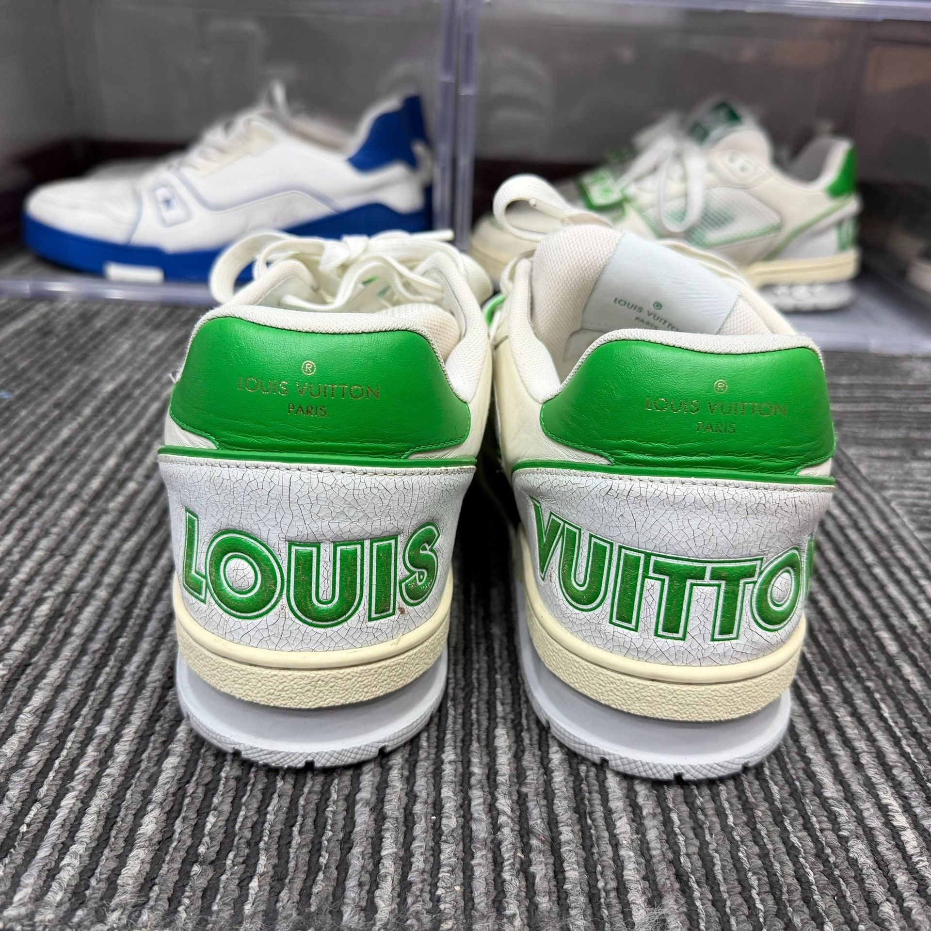 Louis Vuitton Louis Vuitton Training Green Lowtop Sneakers 9 Men Size US 9 / EU 42 - 5 Thumbnail